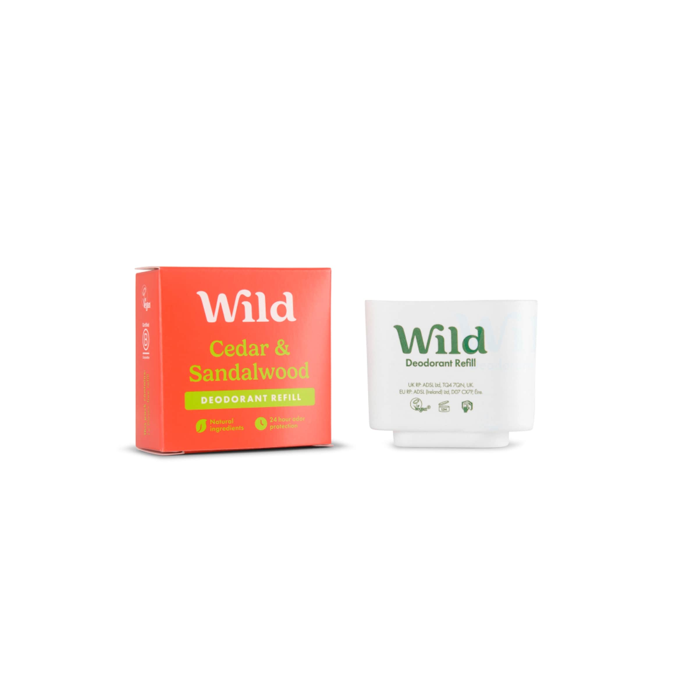 Wild Cedar & Sandalwood Deodorant Refill 40g thumbnail 2