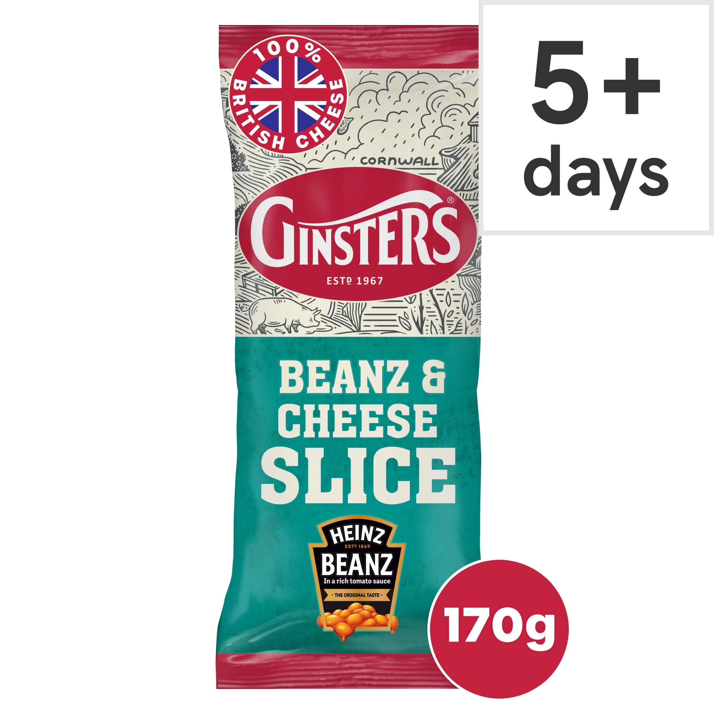 Ginsters Limited Edition Beanz & Cheese Slice 170g