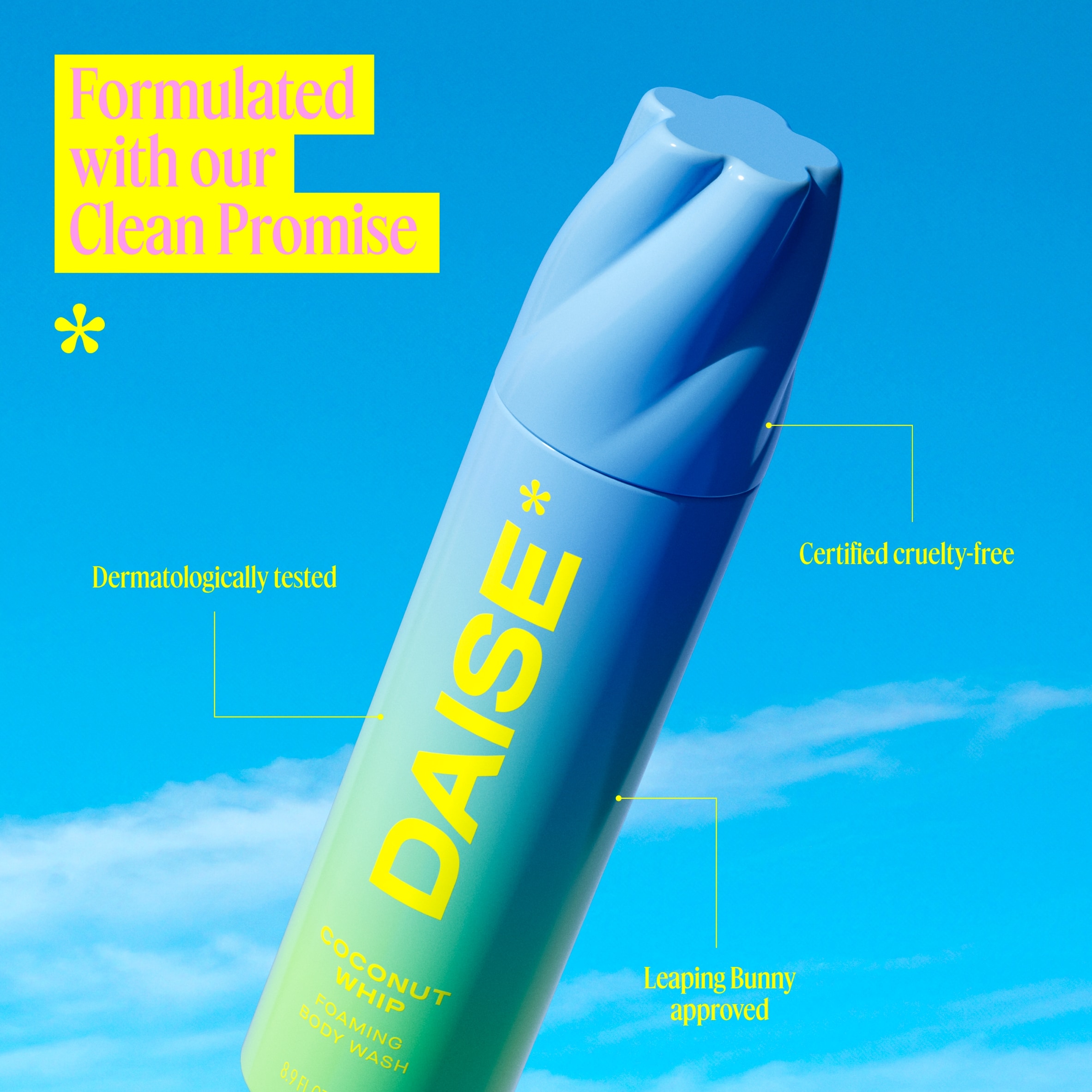 DAISE FOAMING BODY WASH COCONUT 265ML thumbnail 5