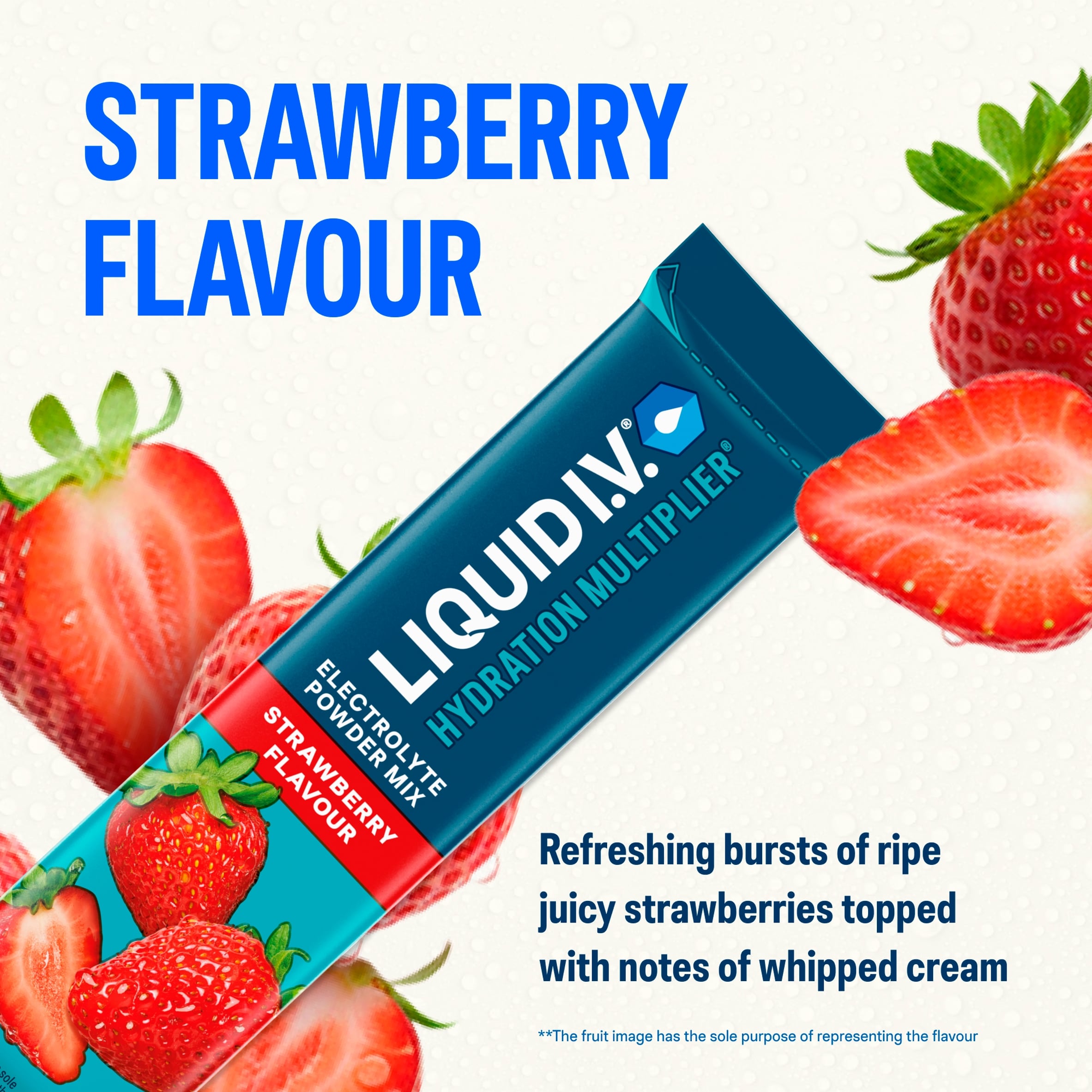 Liquid I.V. Hydration Multiplier Electrolyte Powder Mix Strawberry 3x16g thumbnail 3