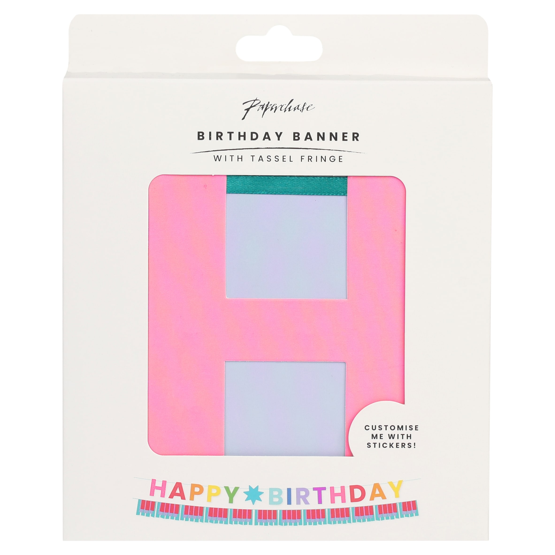 Paperchase happy Birthday Fringe Banner