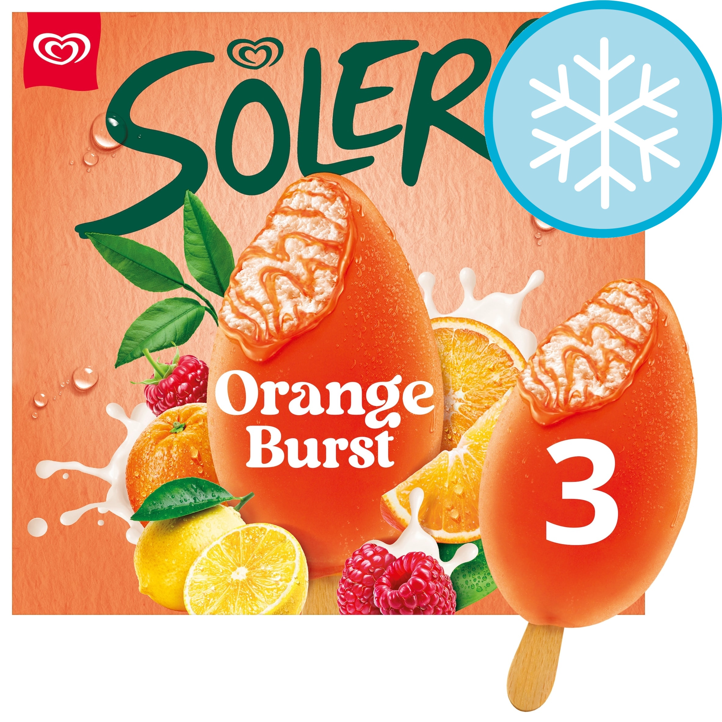 Solero Orange Burst Ice Cream Sticks 3MP