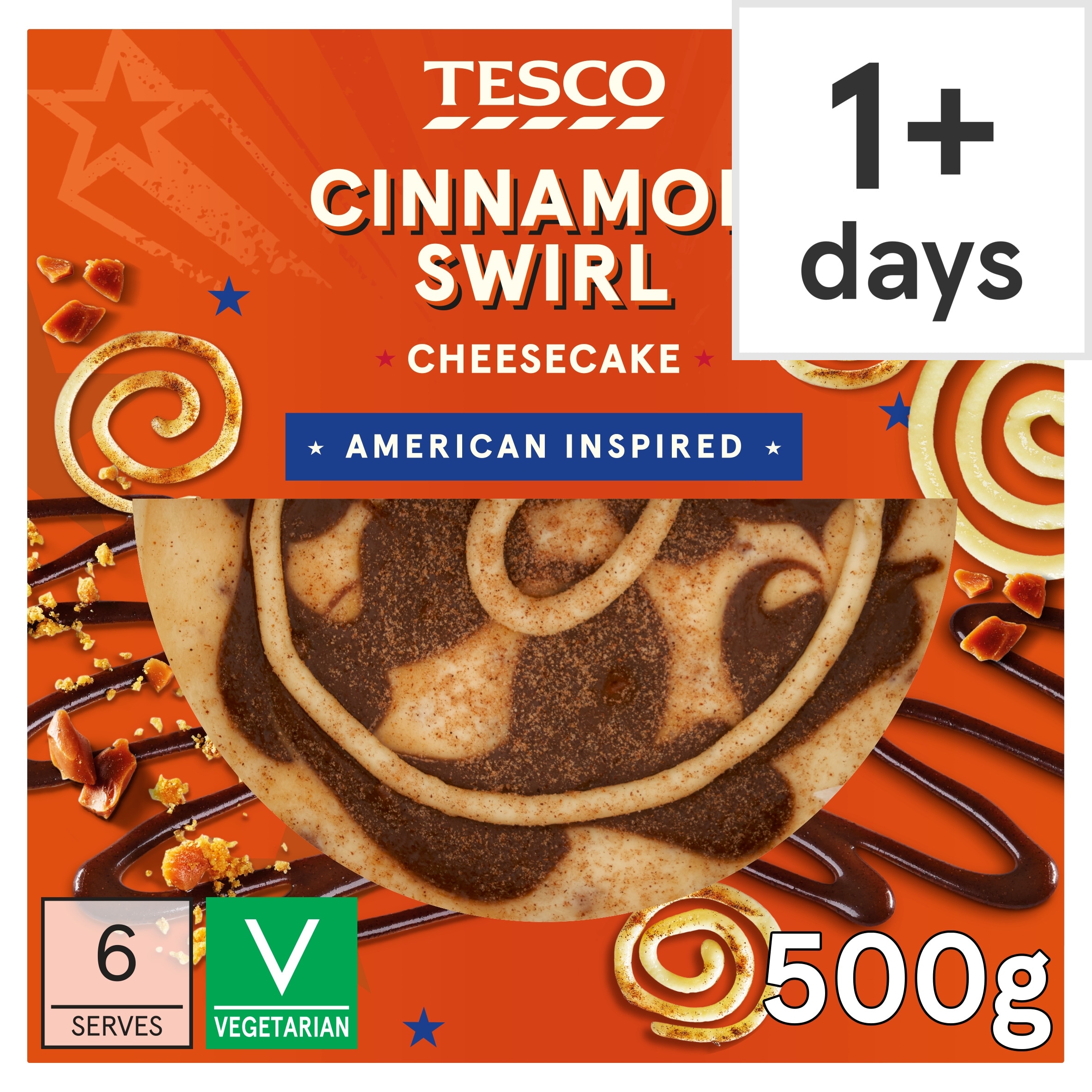 Tesco CinnaSwirl Cheesecake 500g