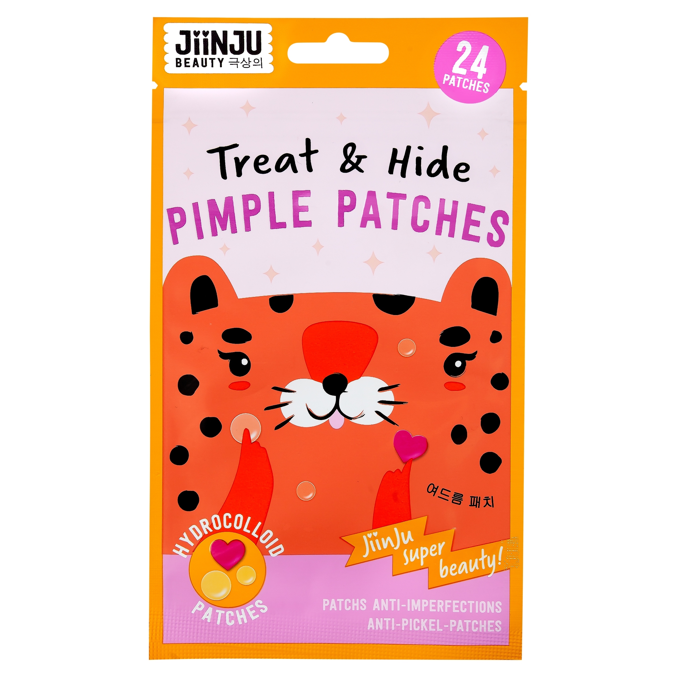 JiiNJU Treat & Hide Pimple Patches 24 Pimple Patches