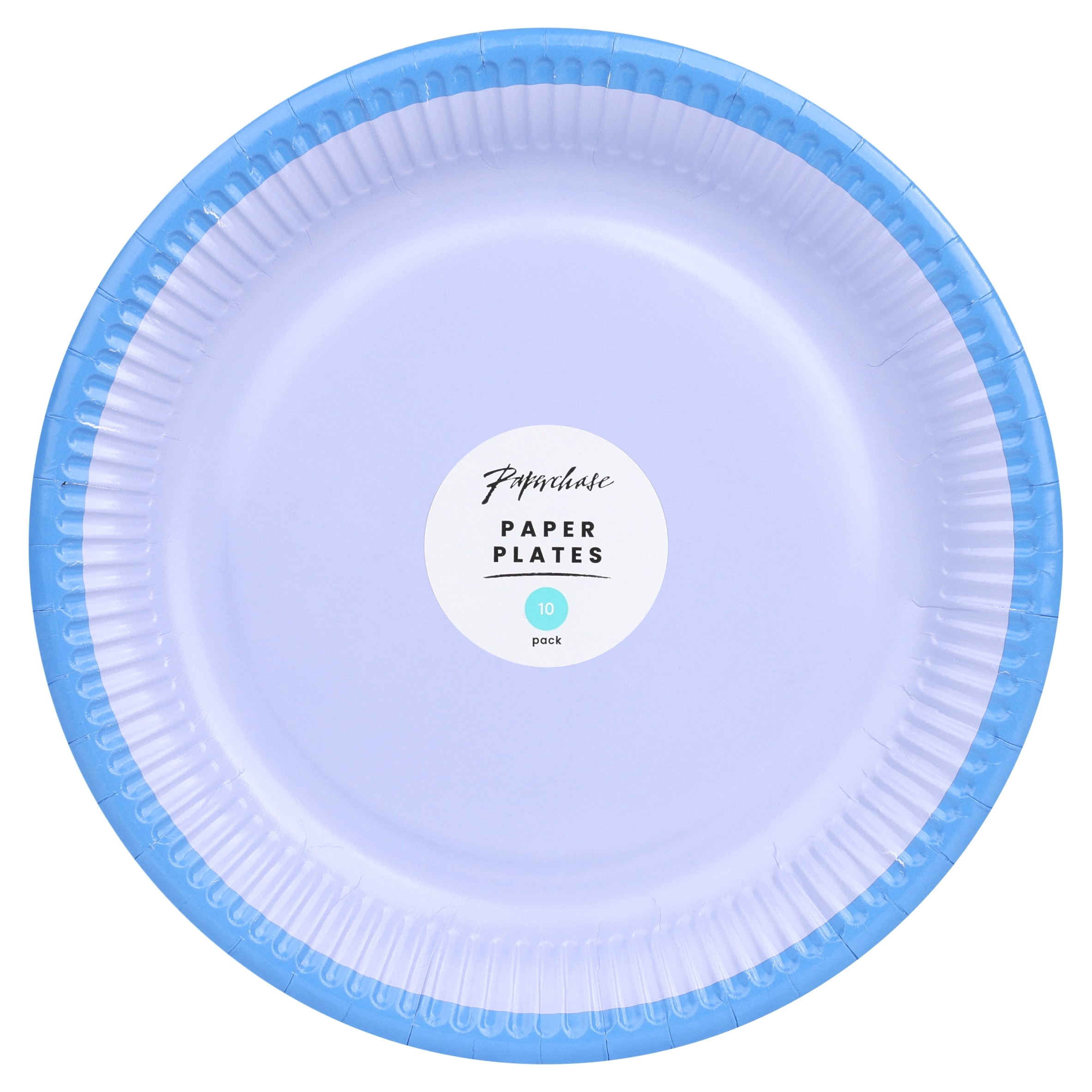Paperchase Blue/Lilac Plate 10pk