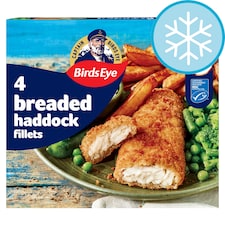 Birds Eye 4 Breaded Haddock Fillets 400g
