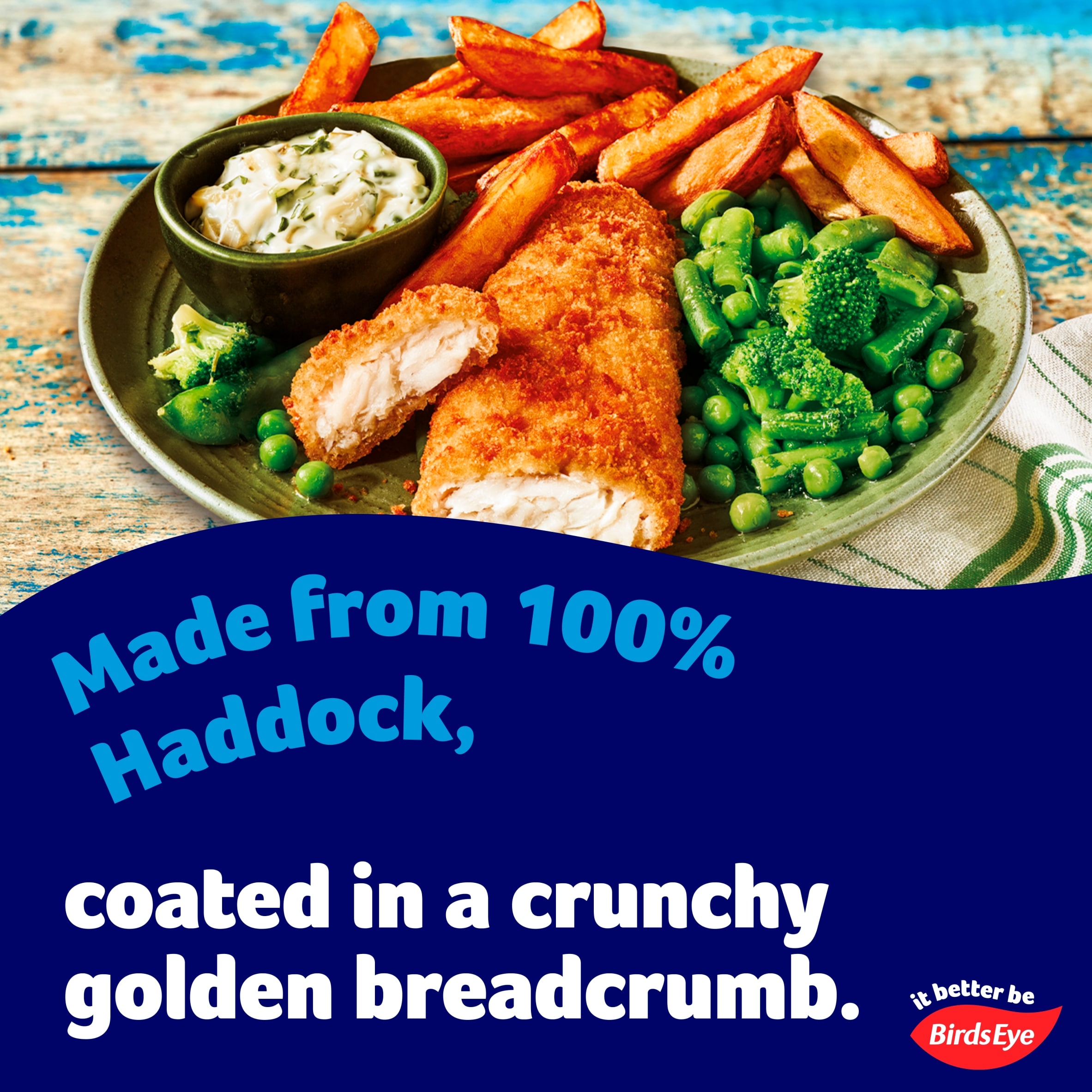 Birds Eye 4 Breaded Haddock Fillets 400g thumbnail 2