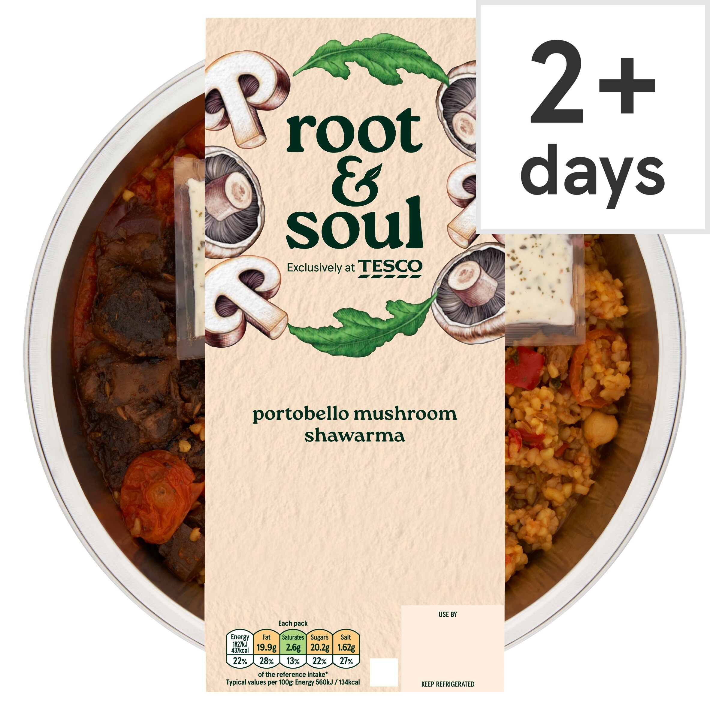 ROOT & SOUL Portobello Mushroom Shawarma 380G