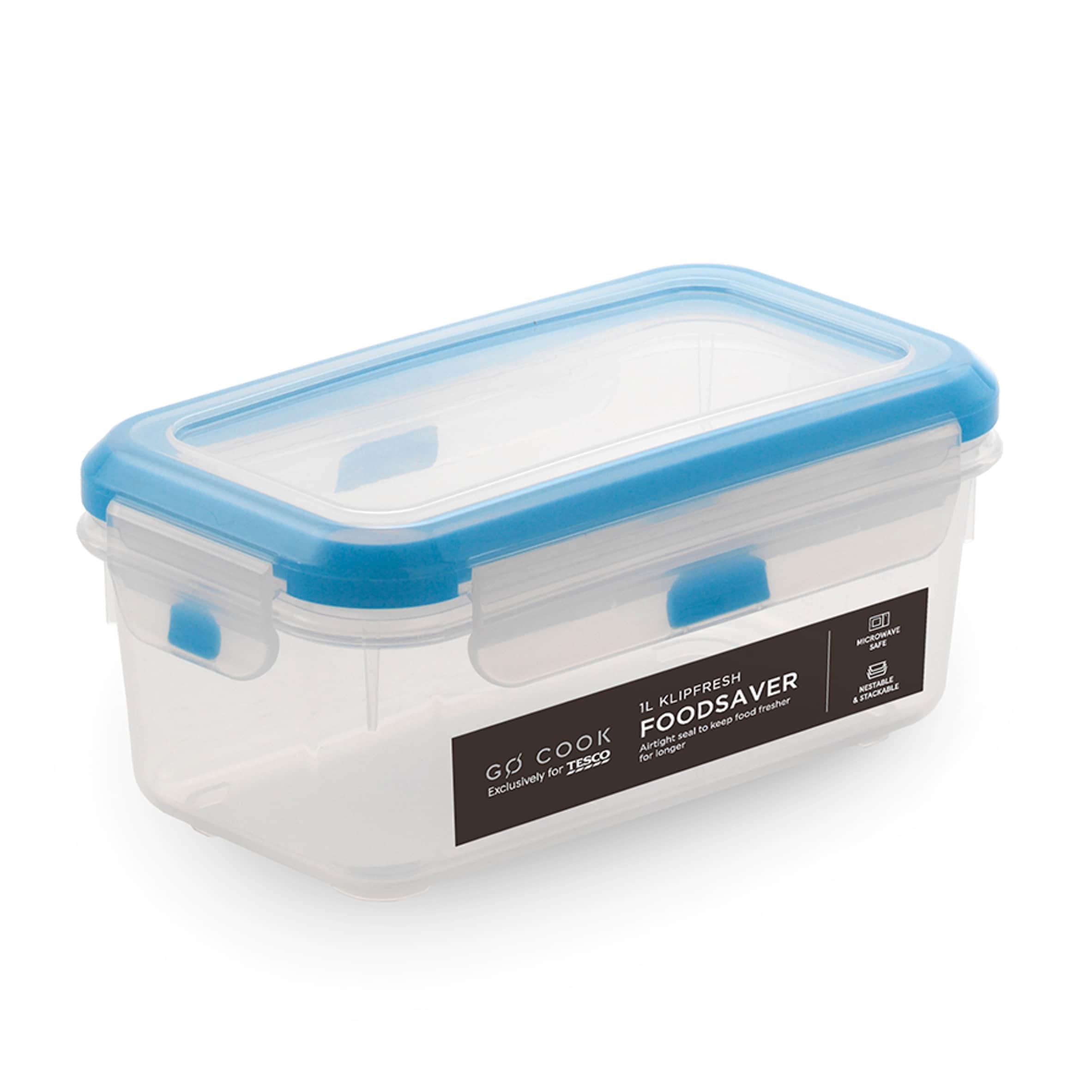 Go Cook Klipfresh Rectangle Food Storage 1L thumbnail 2