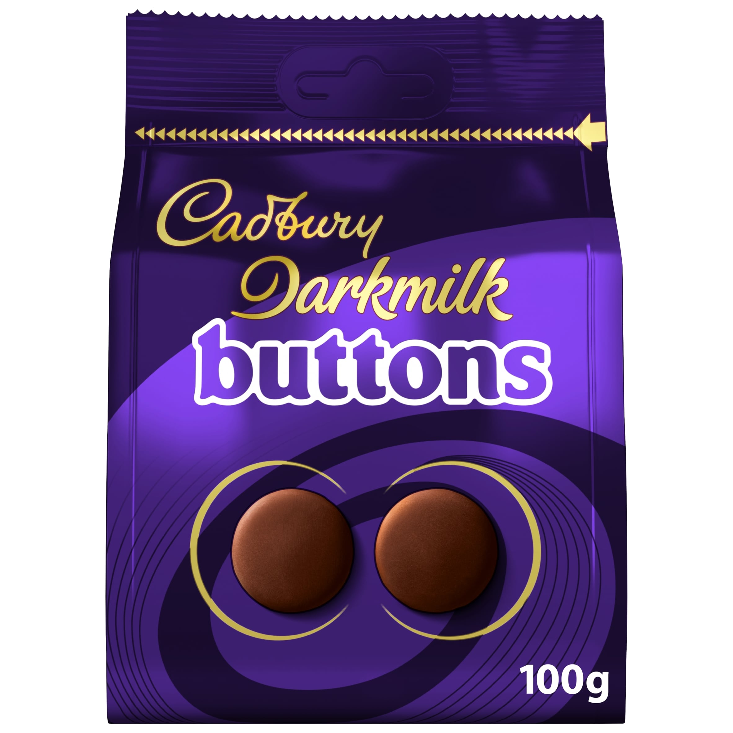 Cadbury Dark Milk Buttons Chocolate 100 Gr