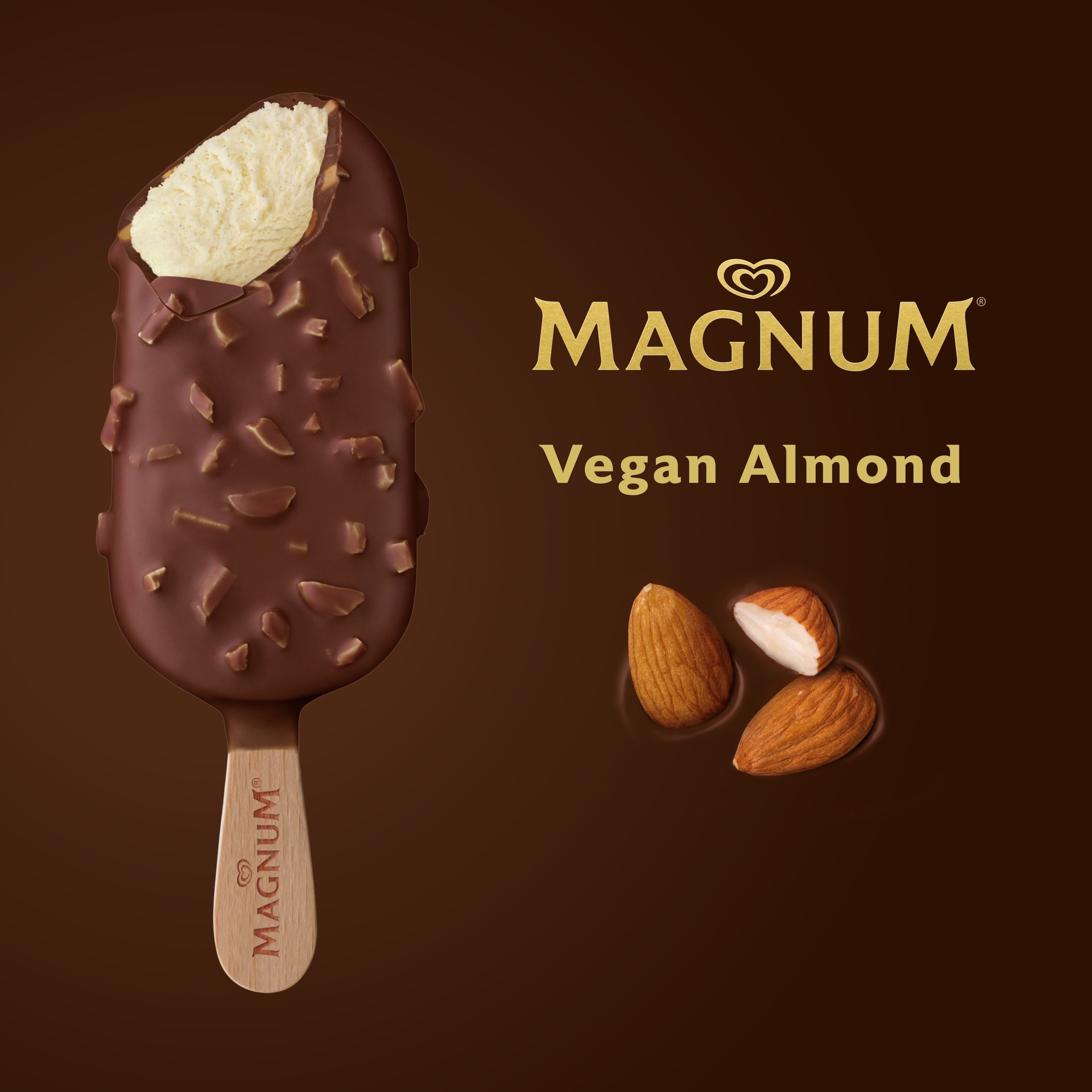 Magnum Collection Vegan Almond Ice Cream Sticks 3 x 90ml thumbnail 5