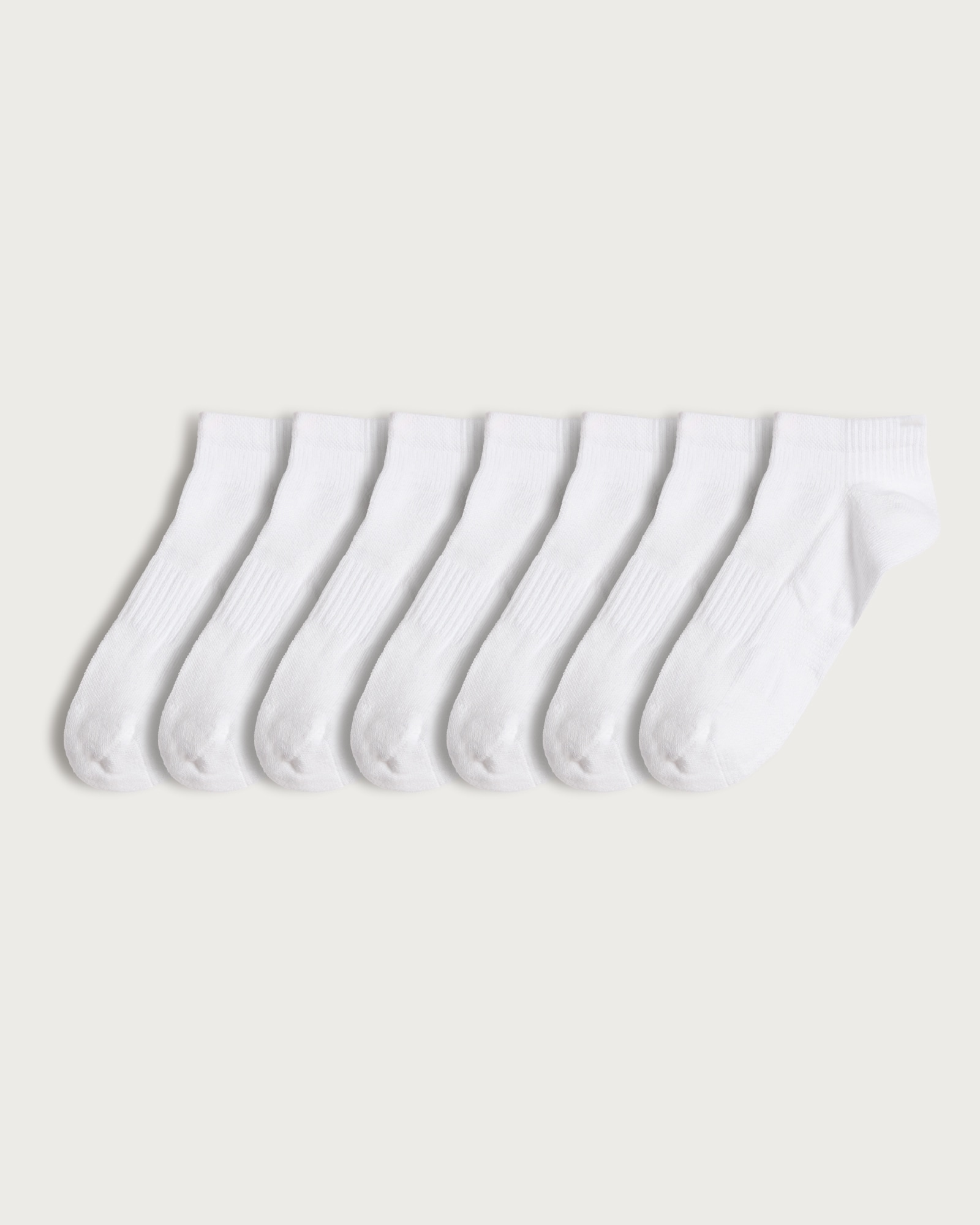 F&F Active 7-Pack Trainer Socks in White