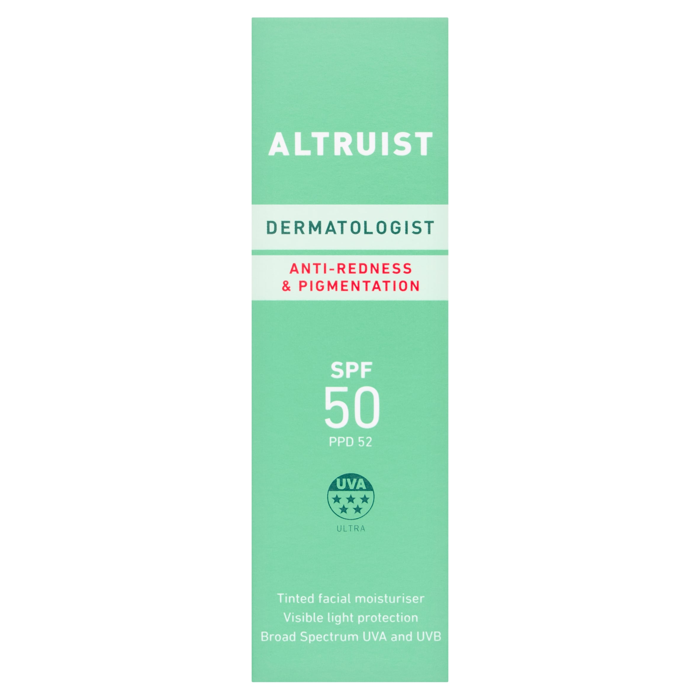 Altruist Dermatologist Anti-Redness & Pigmentation SPF50 Tinted Moisturiser 30ml