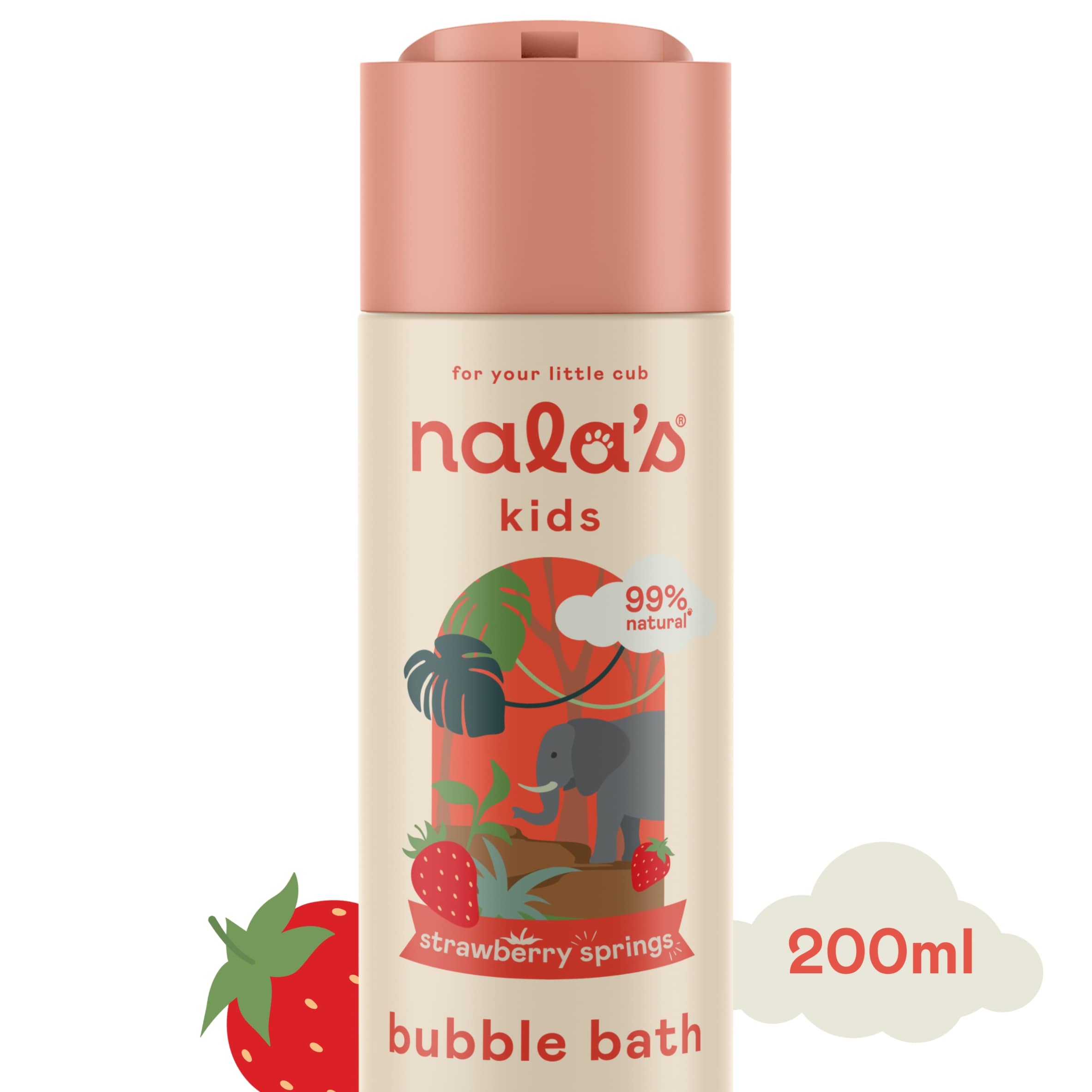 Nala's Kids Strawberry Springs Bubble Bath 200ml