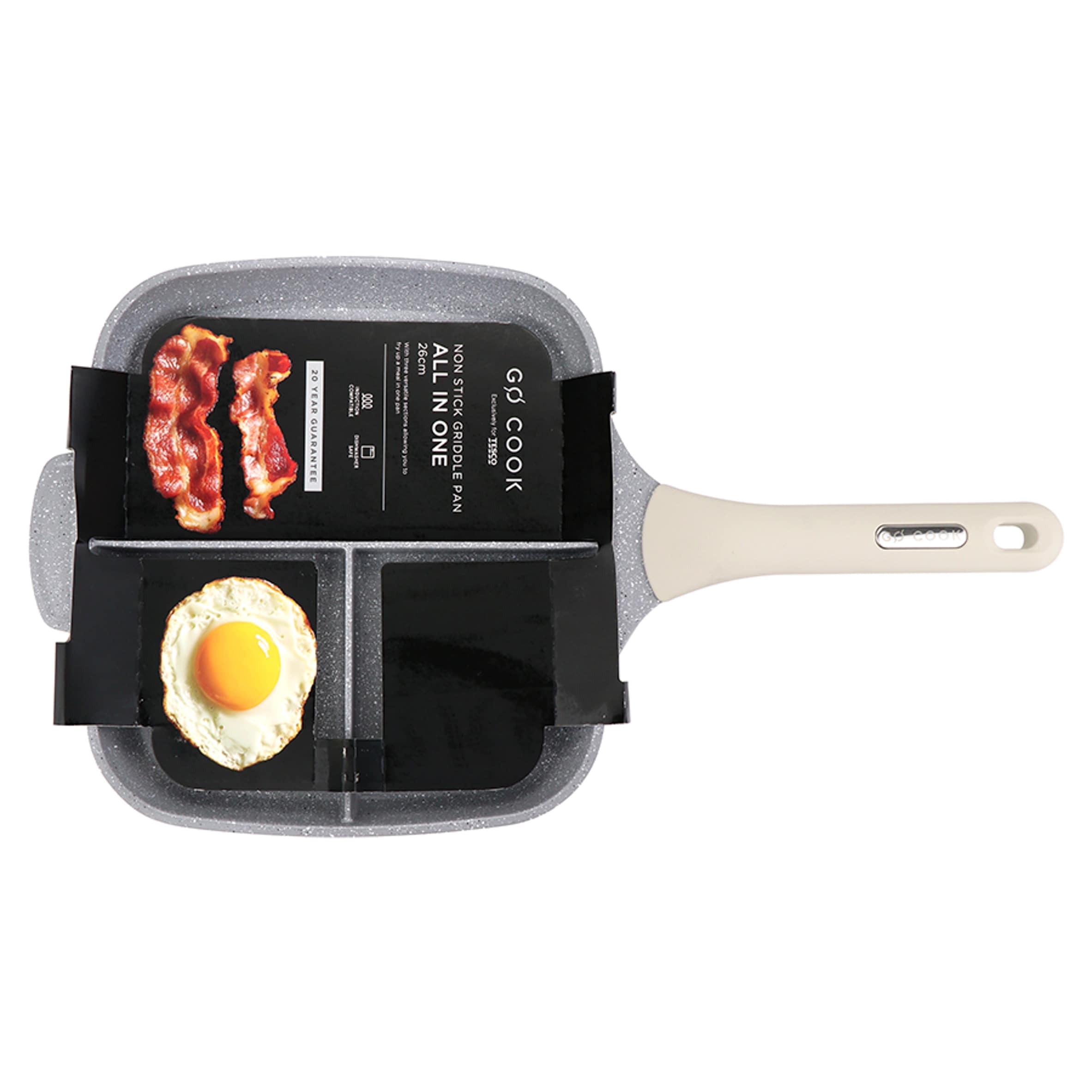Go Cook All in One Griddle Pan 26cm