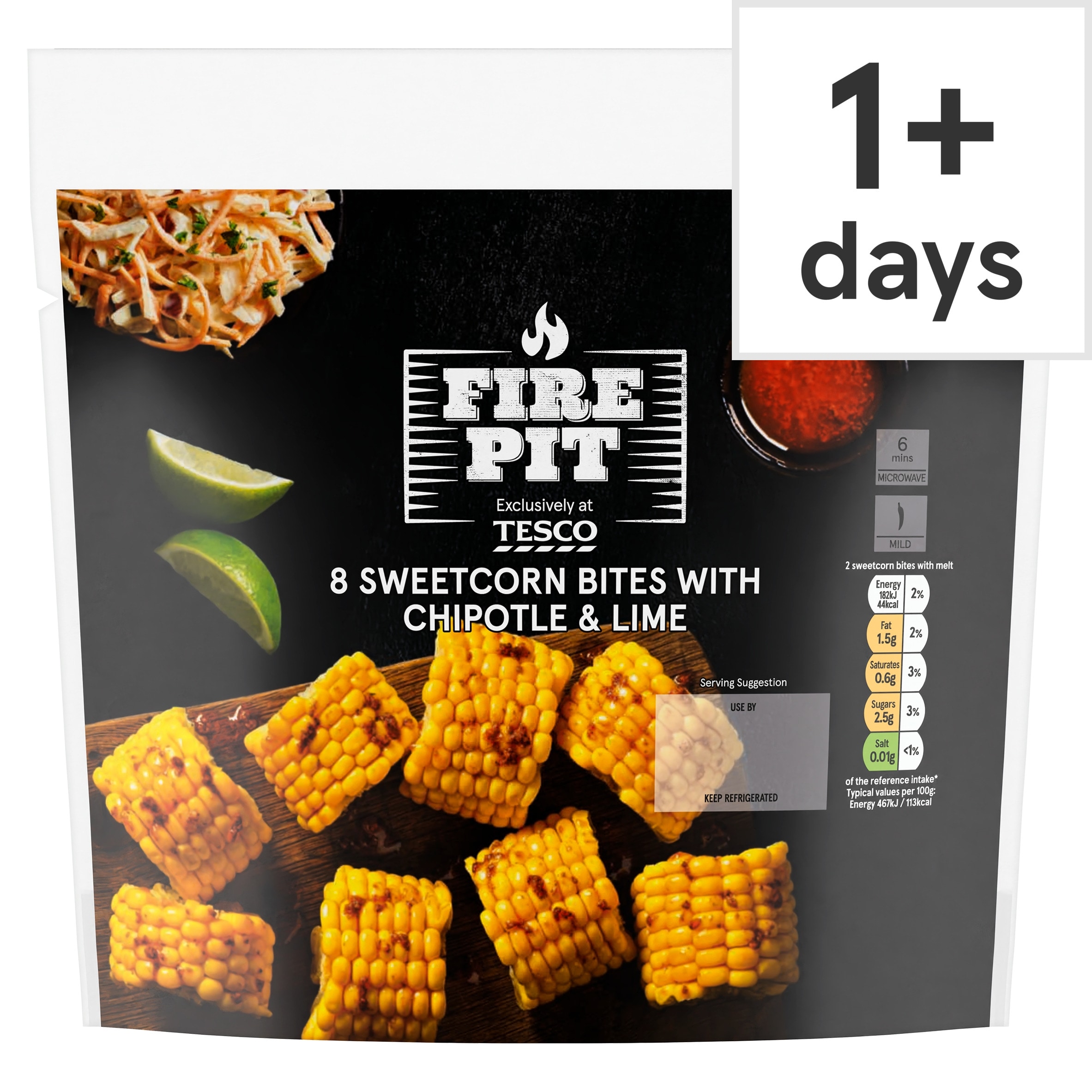 Firepit Sweetcorn Bites with Chipotle & Lime Melt 320g