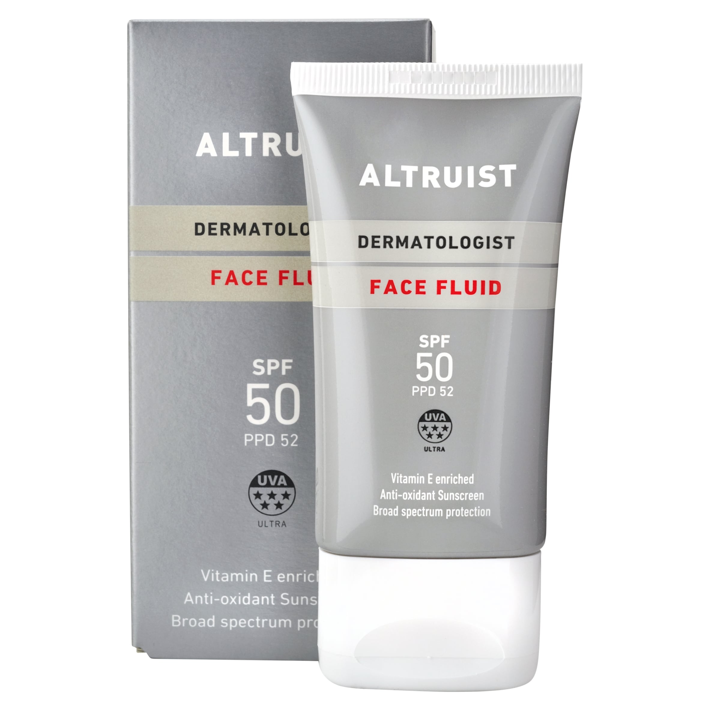 Altruist Dermatologist Face Fluid Sunscreen SPF50 50ml
