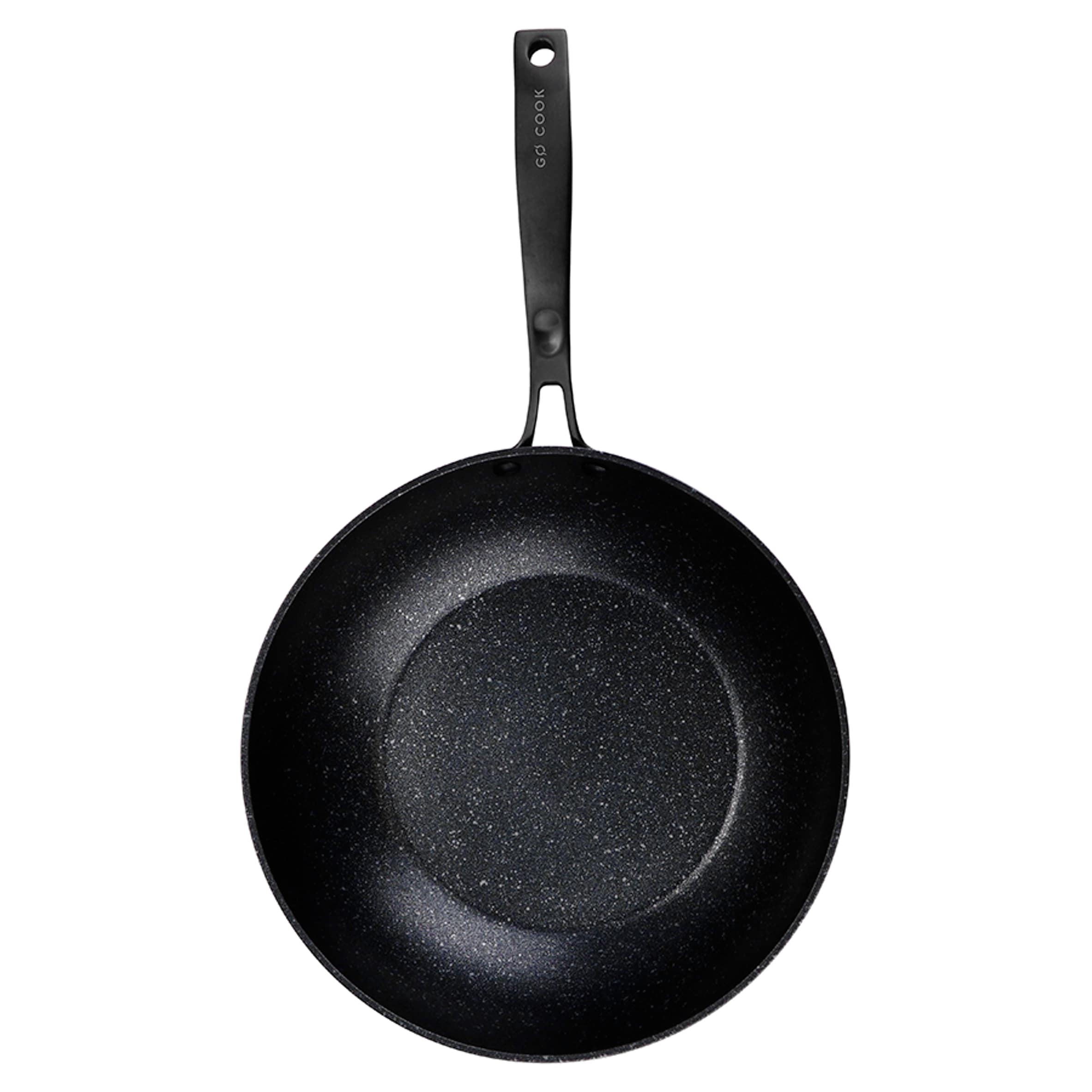 Go Cook Black Oven Safe Stirfry 28cm thumbnail 2