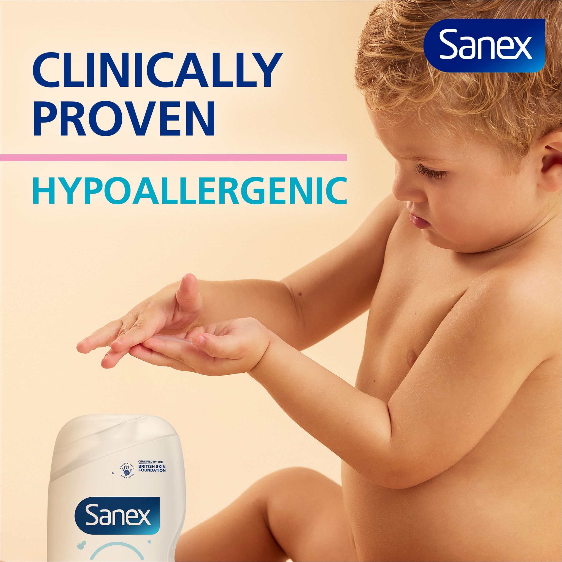 Sanex Zero% Baby Hypoallergenic Fragrance Free Bath Wash & Shampoo 450ml thumbnail 4