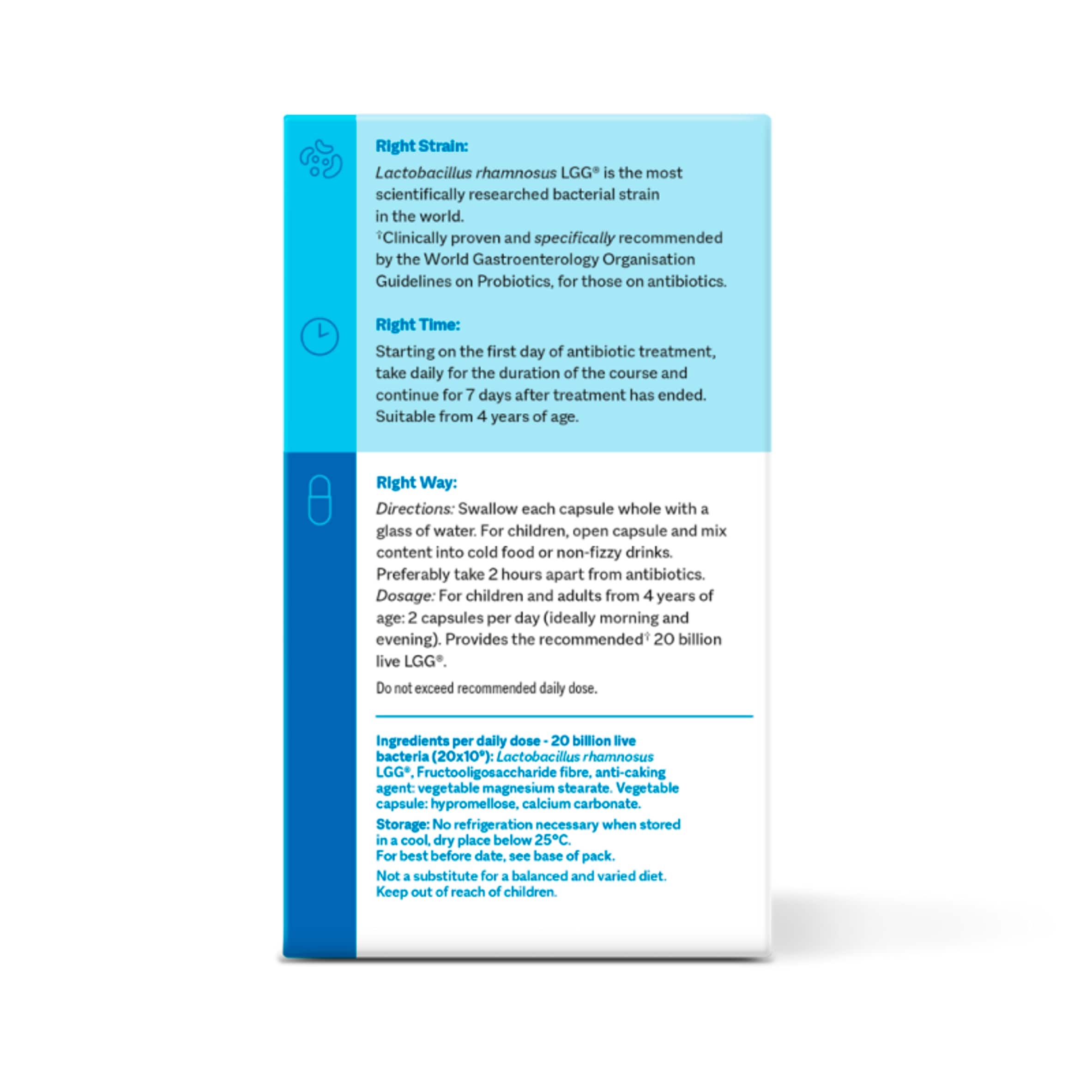 SMART STRAINS for when you're on antibiotics, 20 Capsules thumbnail 3