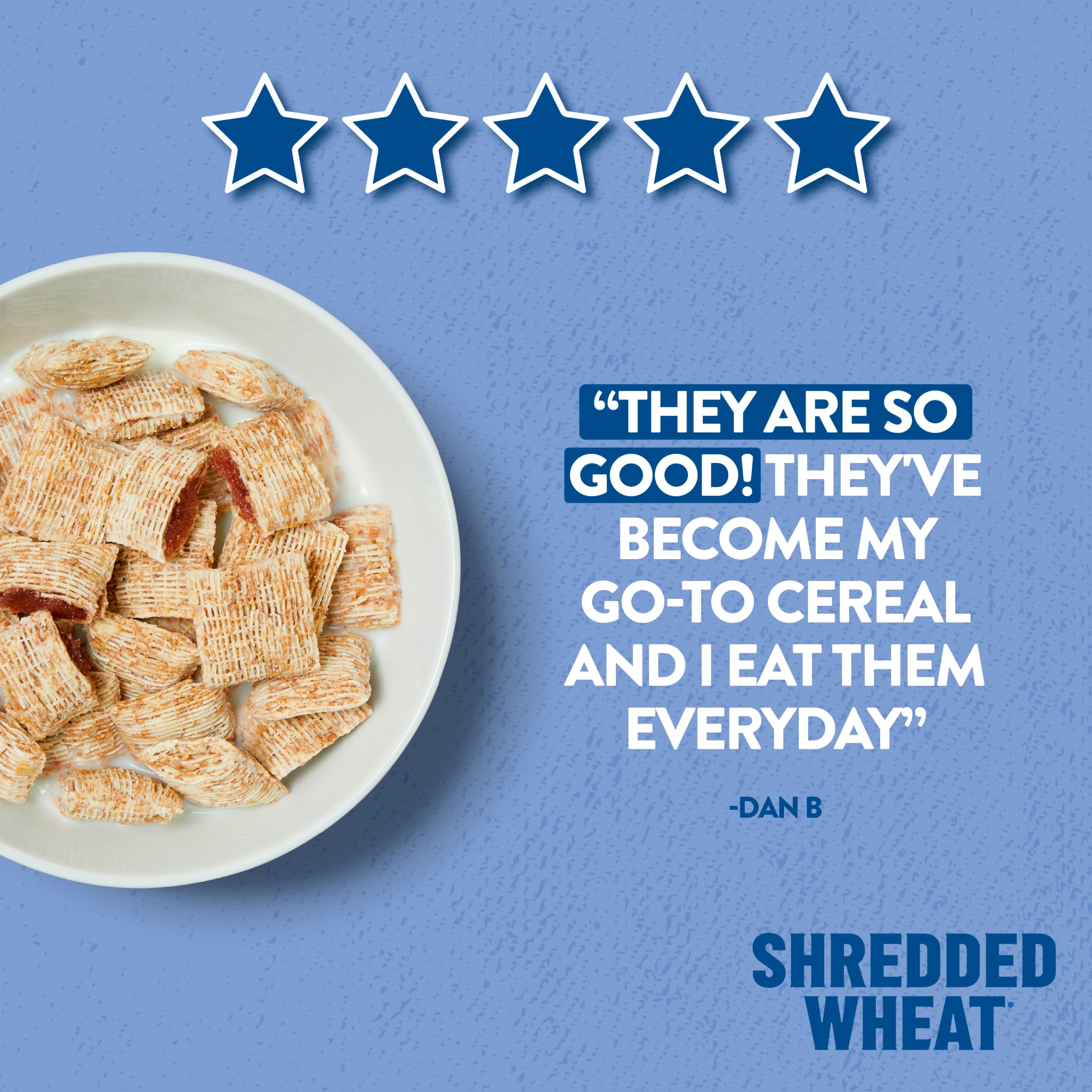 Nestlé Shredded Wheat Bitesize Blueberry Breakfast Cereal 450g thumbnail 4