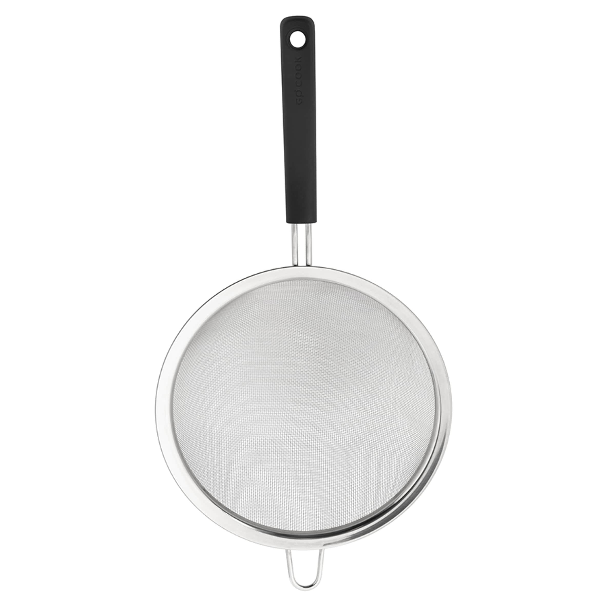 Go Cook Black Stainless Steel Sieve