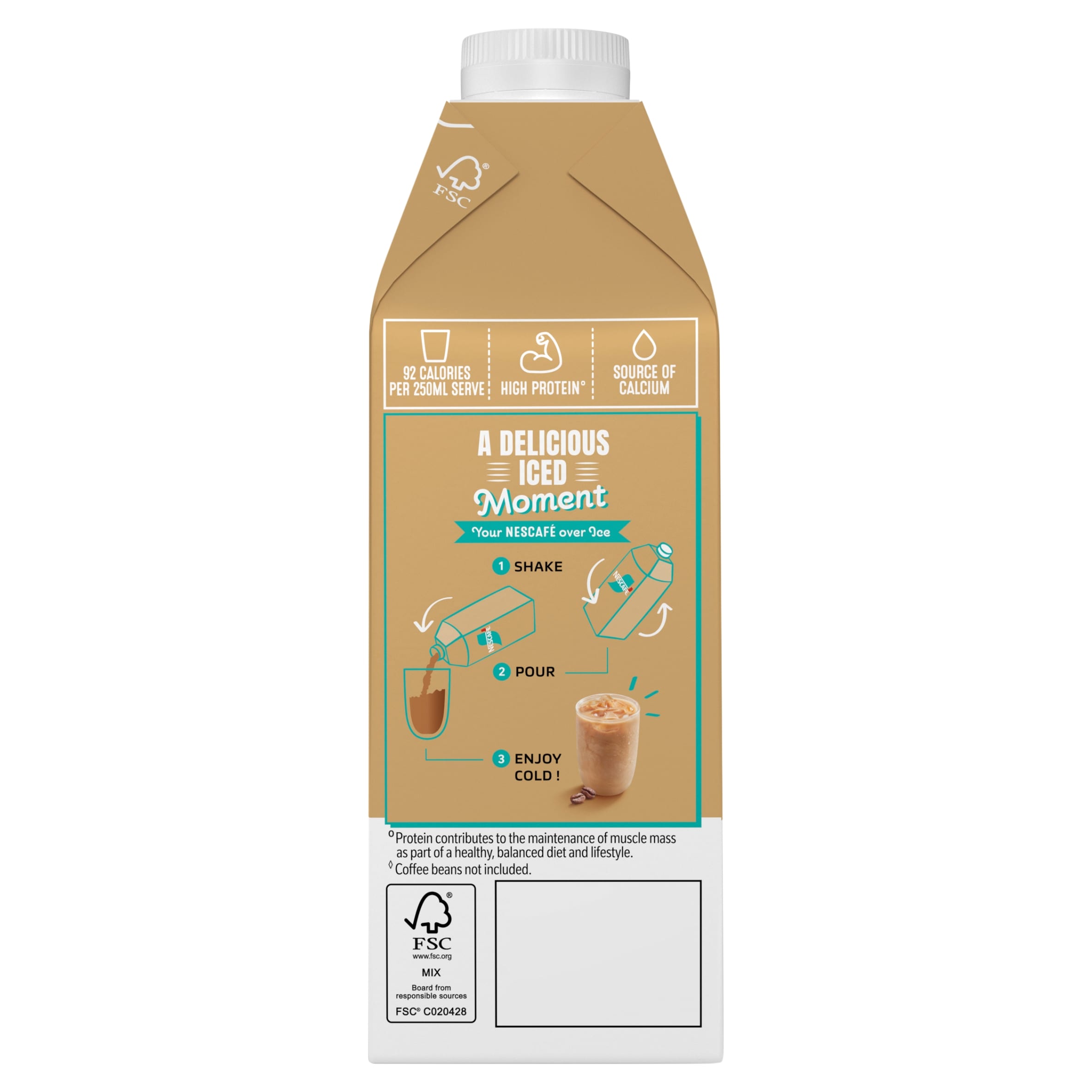 Nescafe Iced Coffee Latte 750ml thumbnail 2