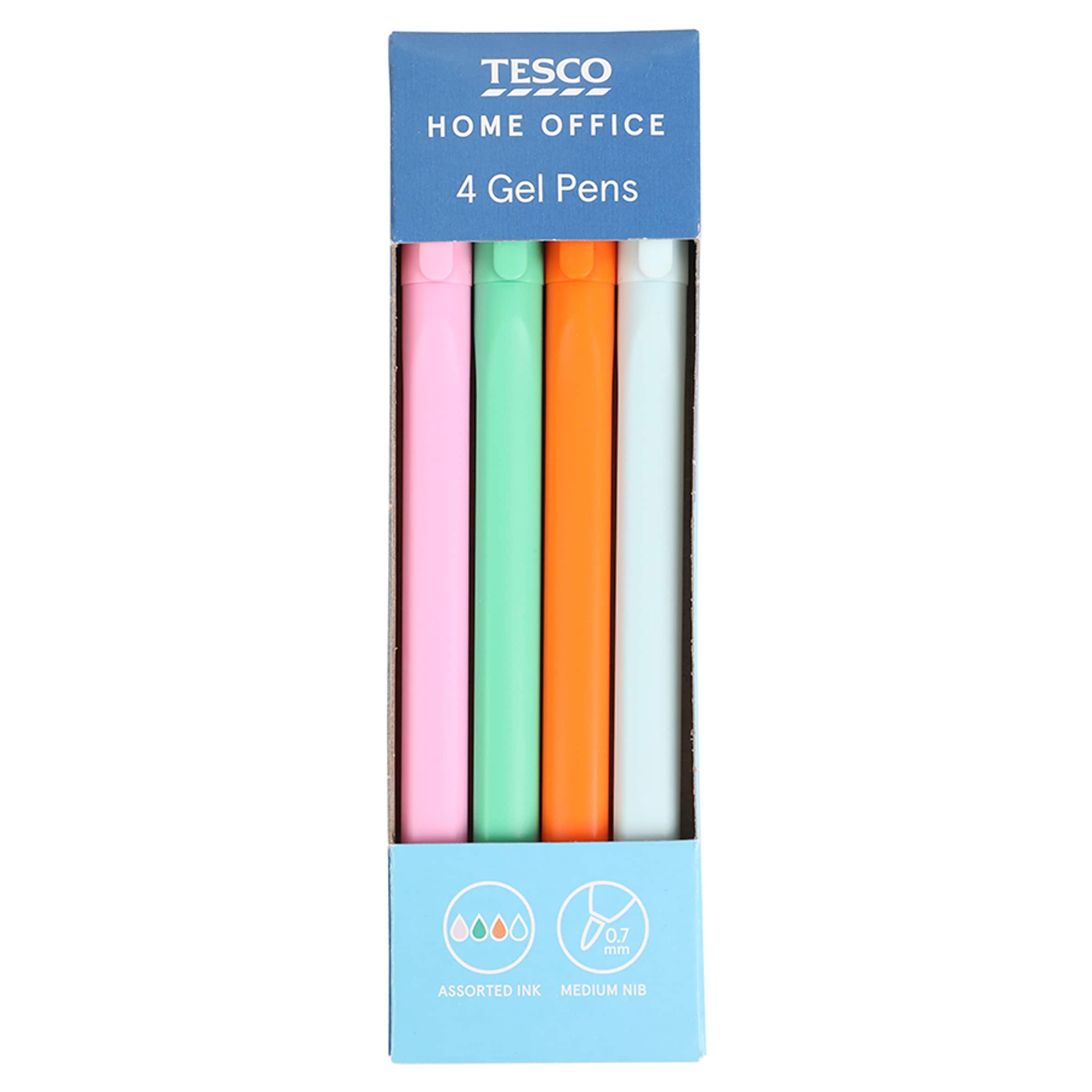Tesco Gel Pens 4 Pack