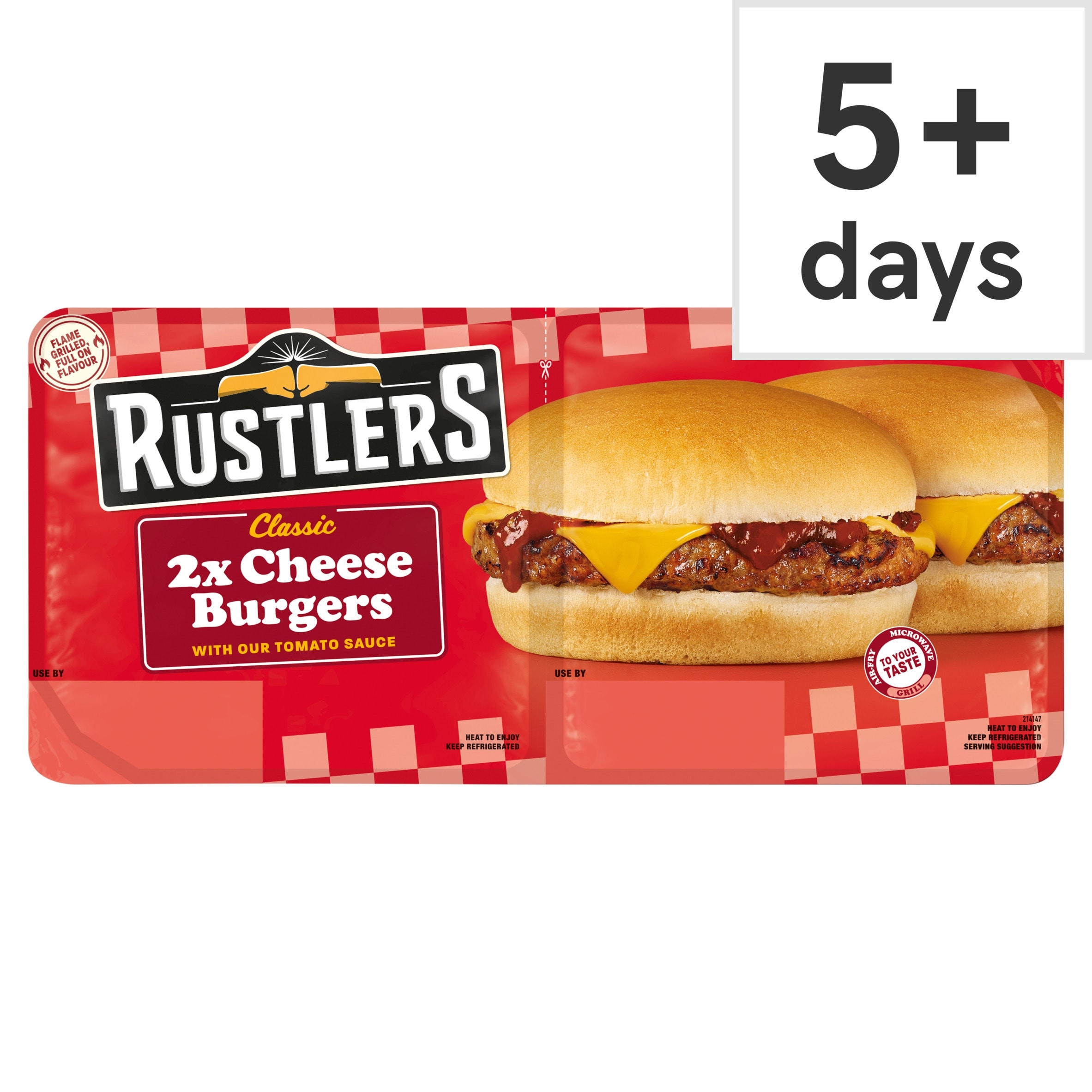 Rustlers Classic 2 Cheese Burger 222g