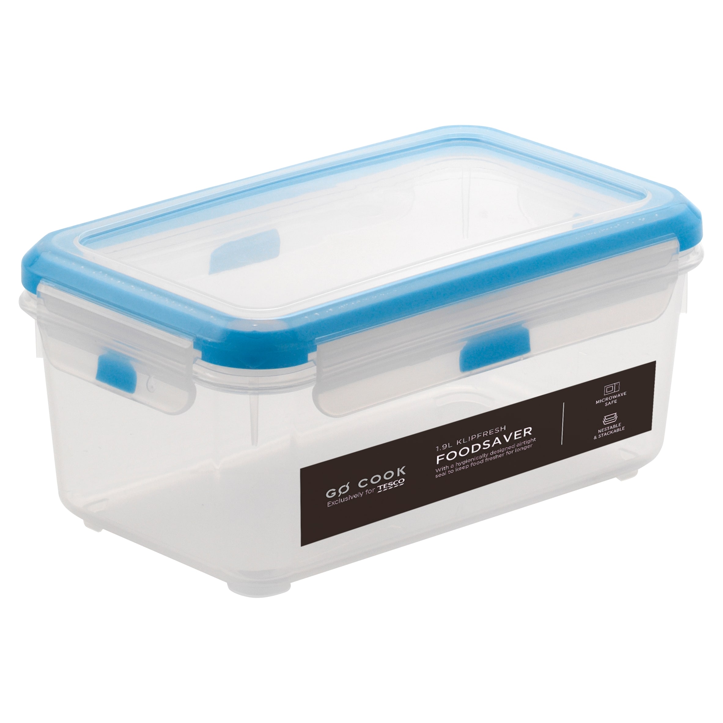Go Cook Klipfresh Rectangle Food Storage 1.9L thumbnail 2