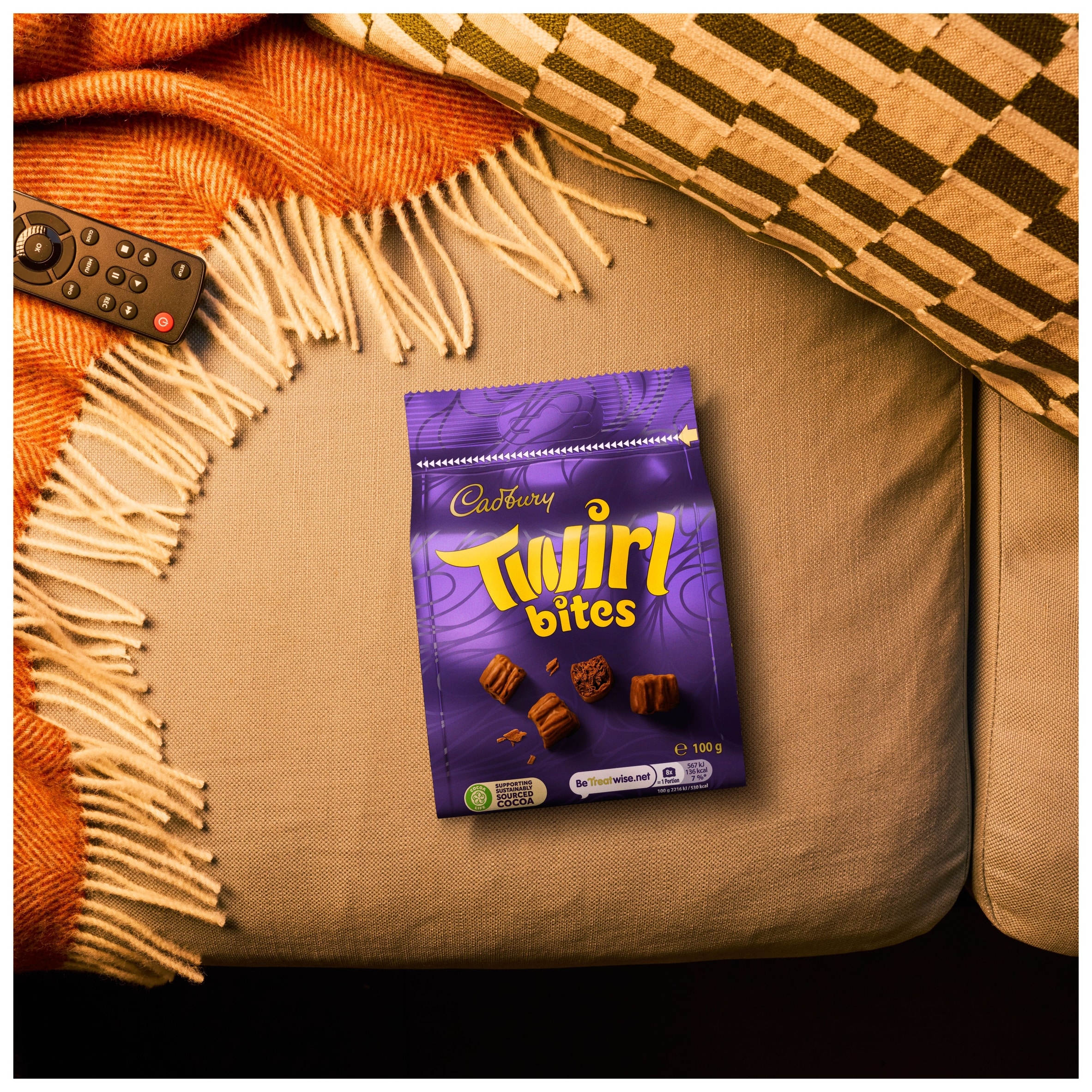 Cadbury Twirl Bites Chocolate Bag 100G thumbnail 2
