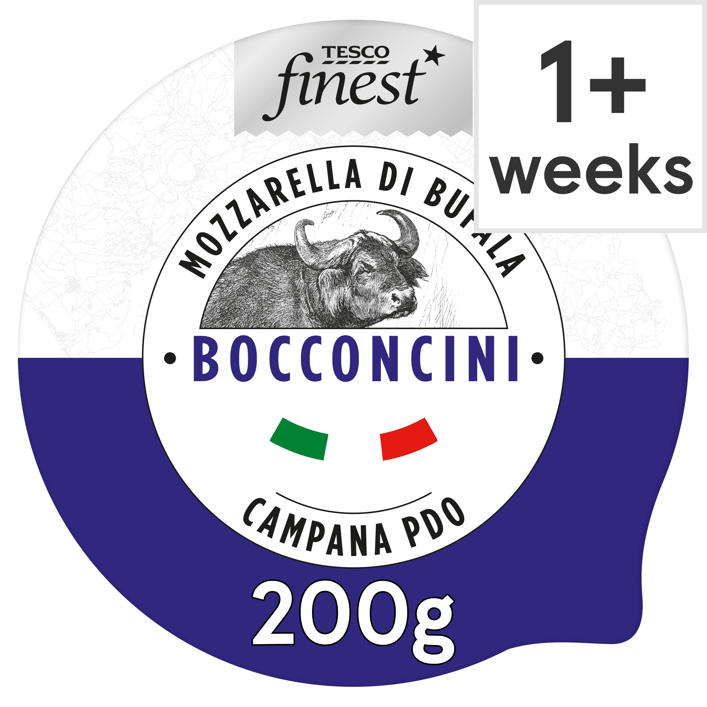 Tesco Finest Mozzarella Di Bufala Campana PDO Bocconcini 200g