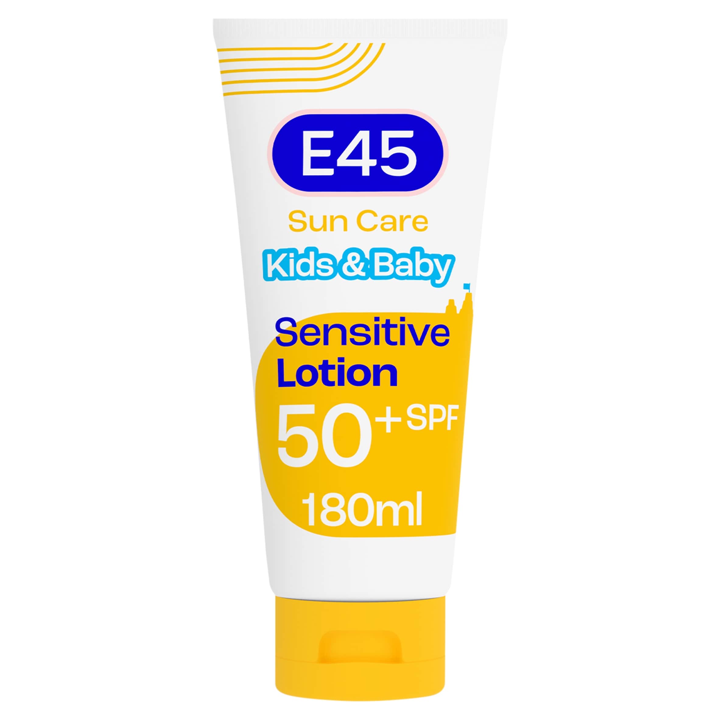 E45 Sun Care Kids & Baby Sensitive Sun Cream Lotion SPF50+ 180ml