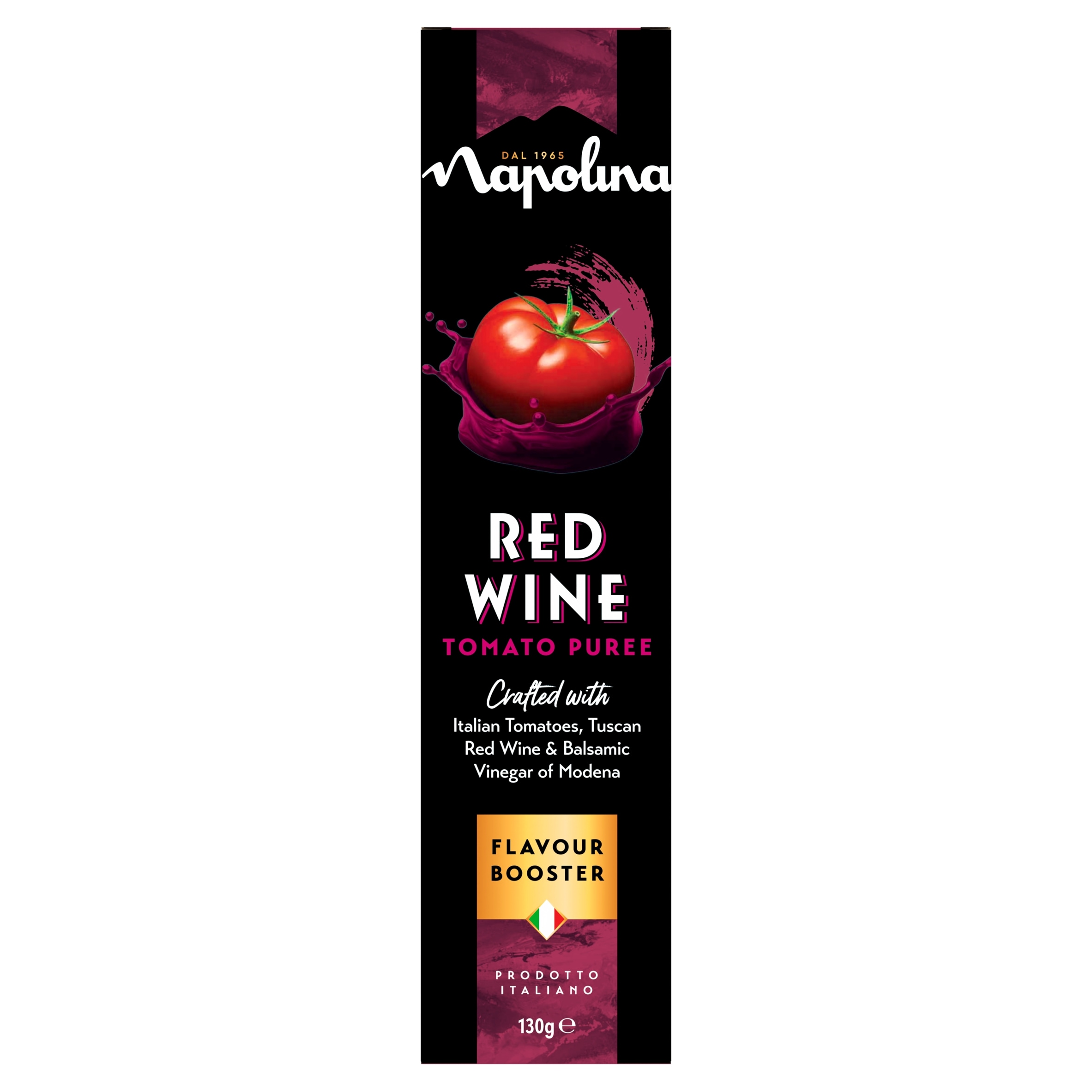 Napolina Red Wine Tomato Puree 130g