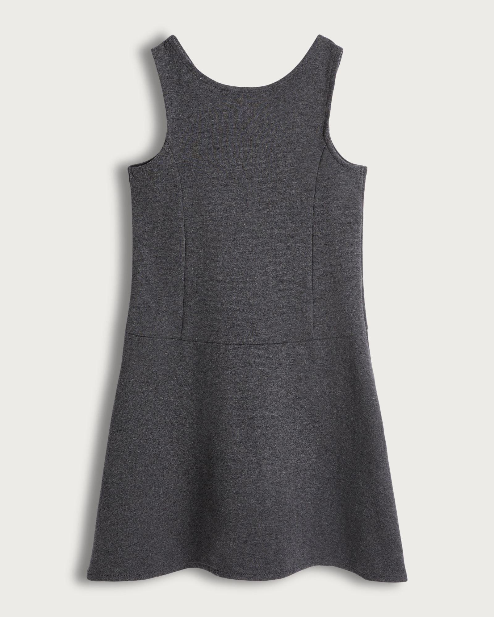 F&F School Girls 2-Pack Cotton Rich Regular Fit Pinafores in Grey thumbnail 6