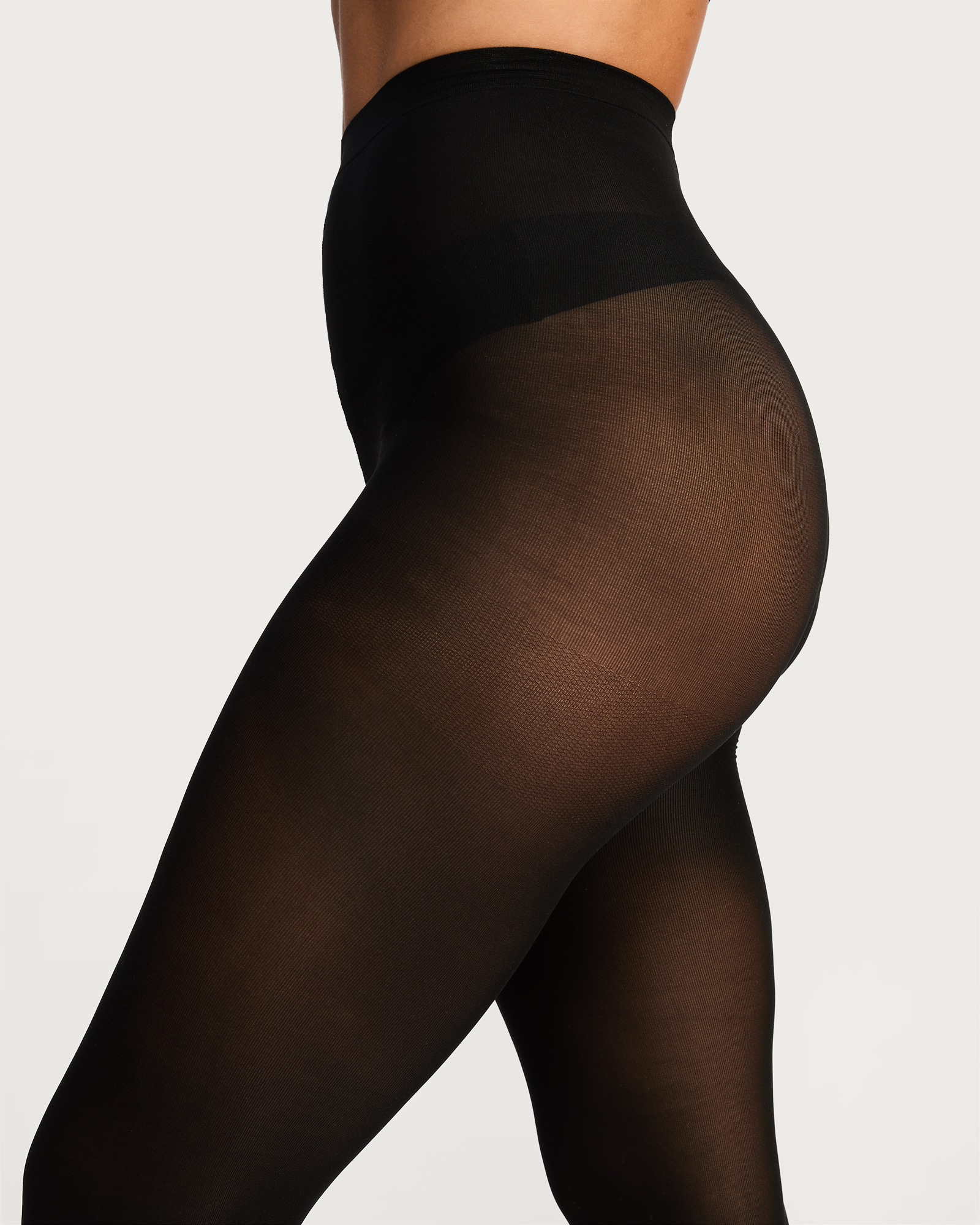 F&F 4-Pack 40 Denier Opaque Tights in Black thumbnail 2