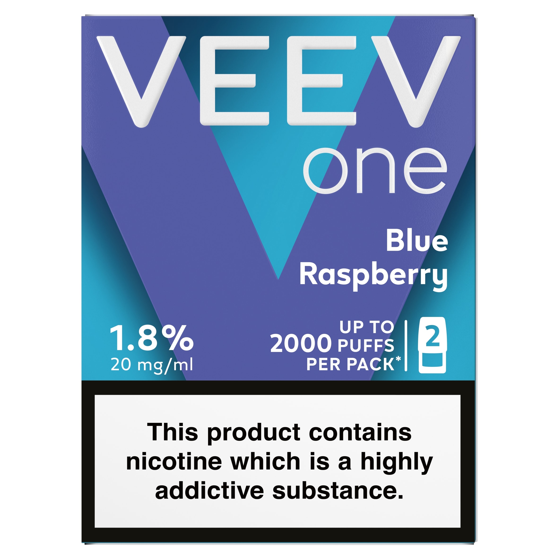 VEEV ONE BLUE RASPBERRY 20mg/ml 2x2ml