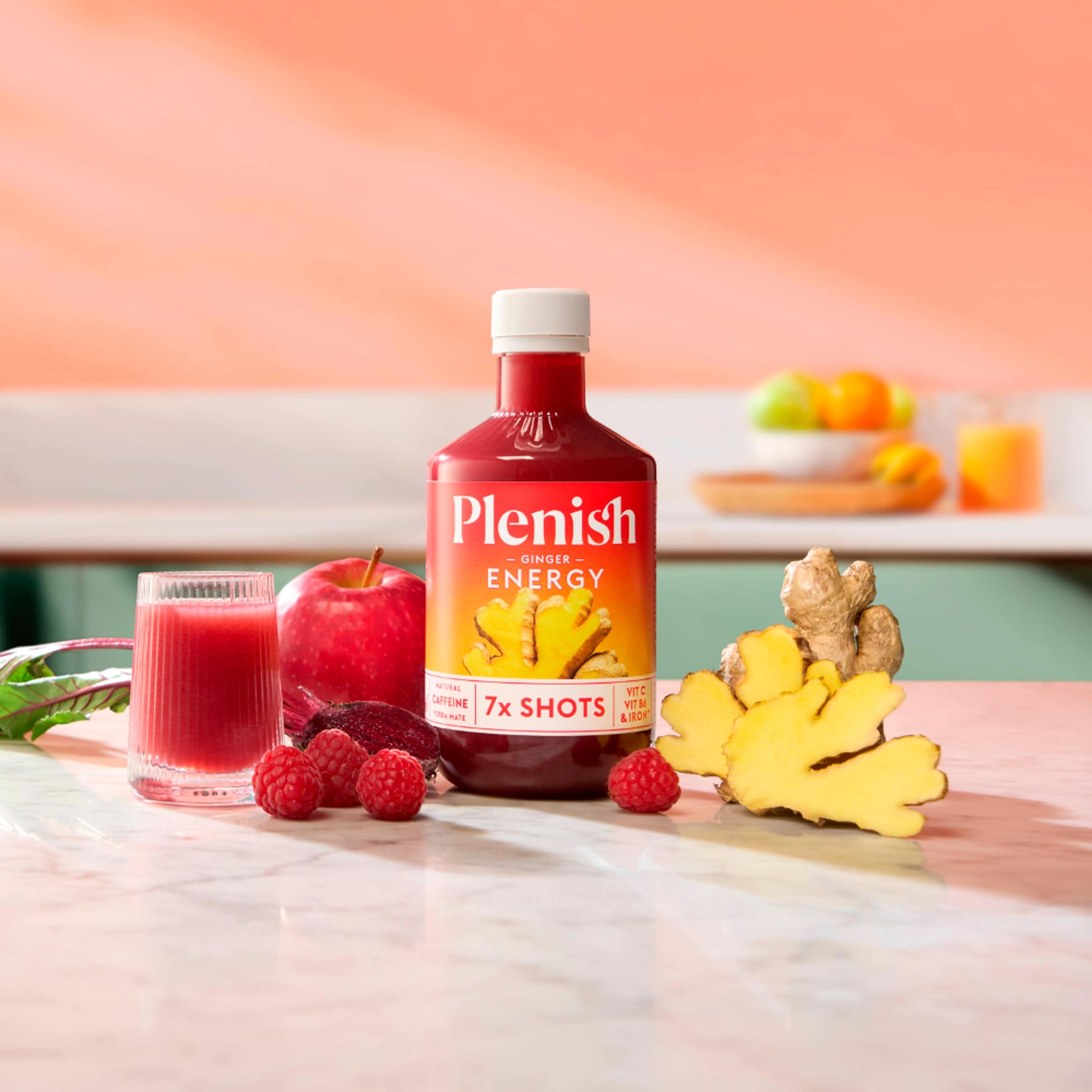 Plenish Ginger Energy Dosing Bottle 7x Shots 420ml thumbnail 4