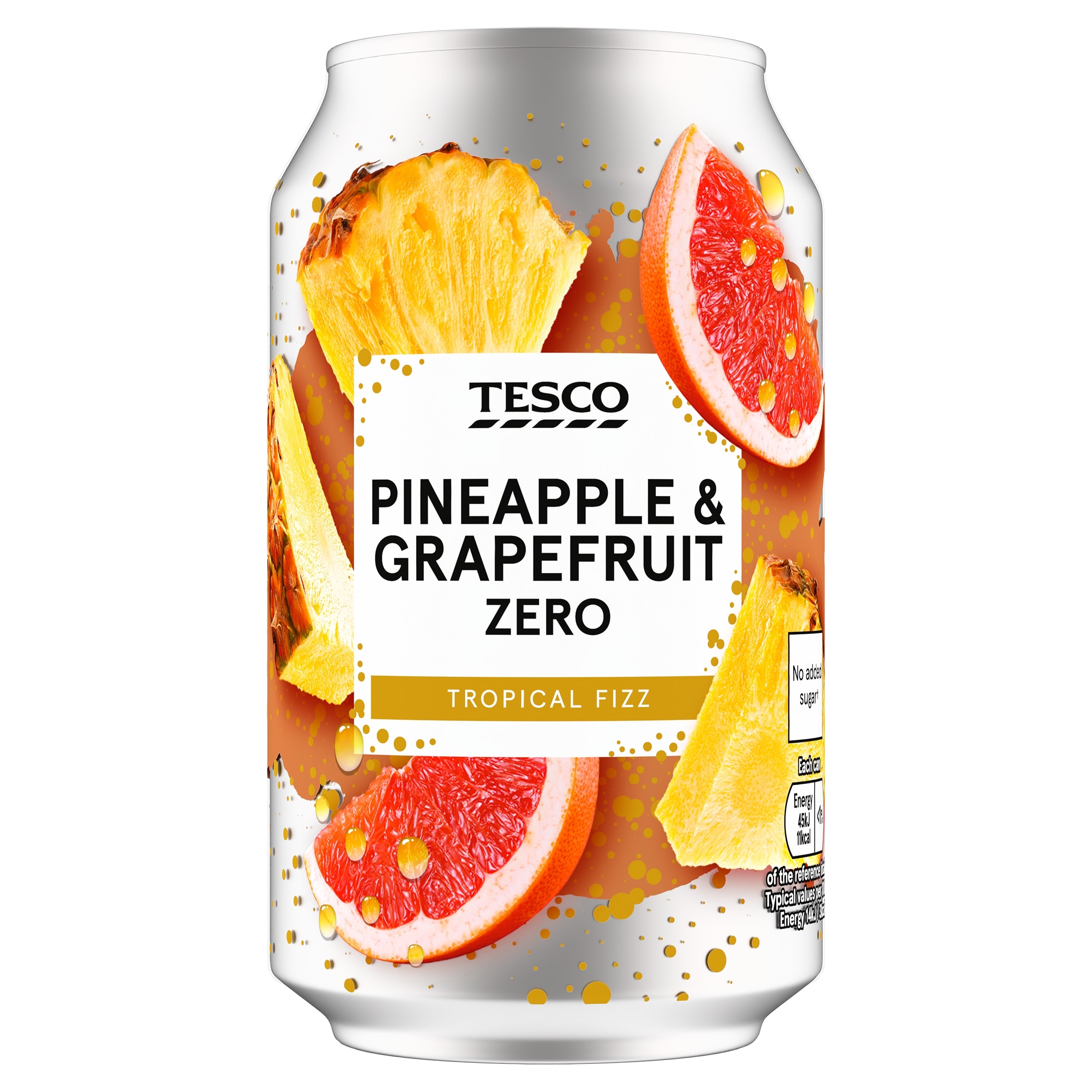 Tesco Pineapple & Grapefruit Zero 330ml