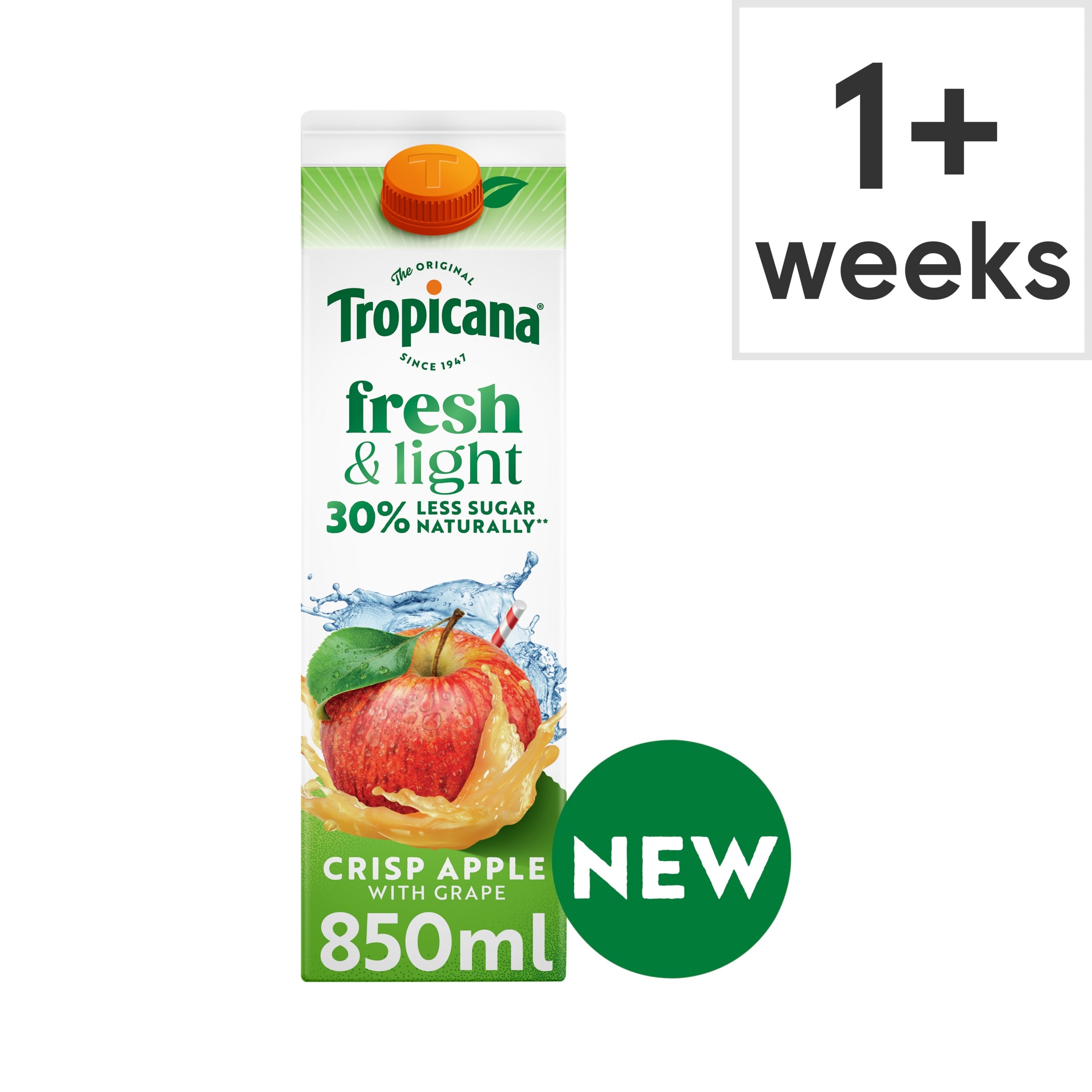 Tropicana Fresh & Light Crisp Apple 850ml