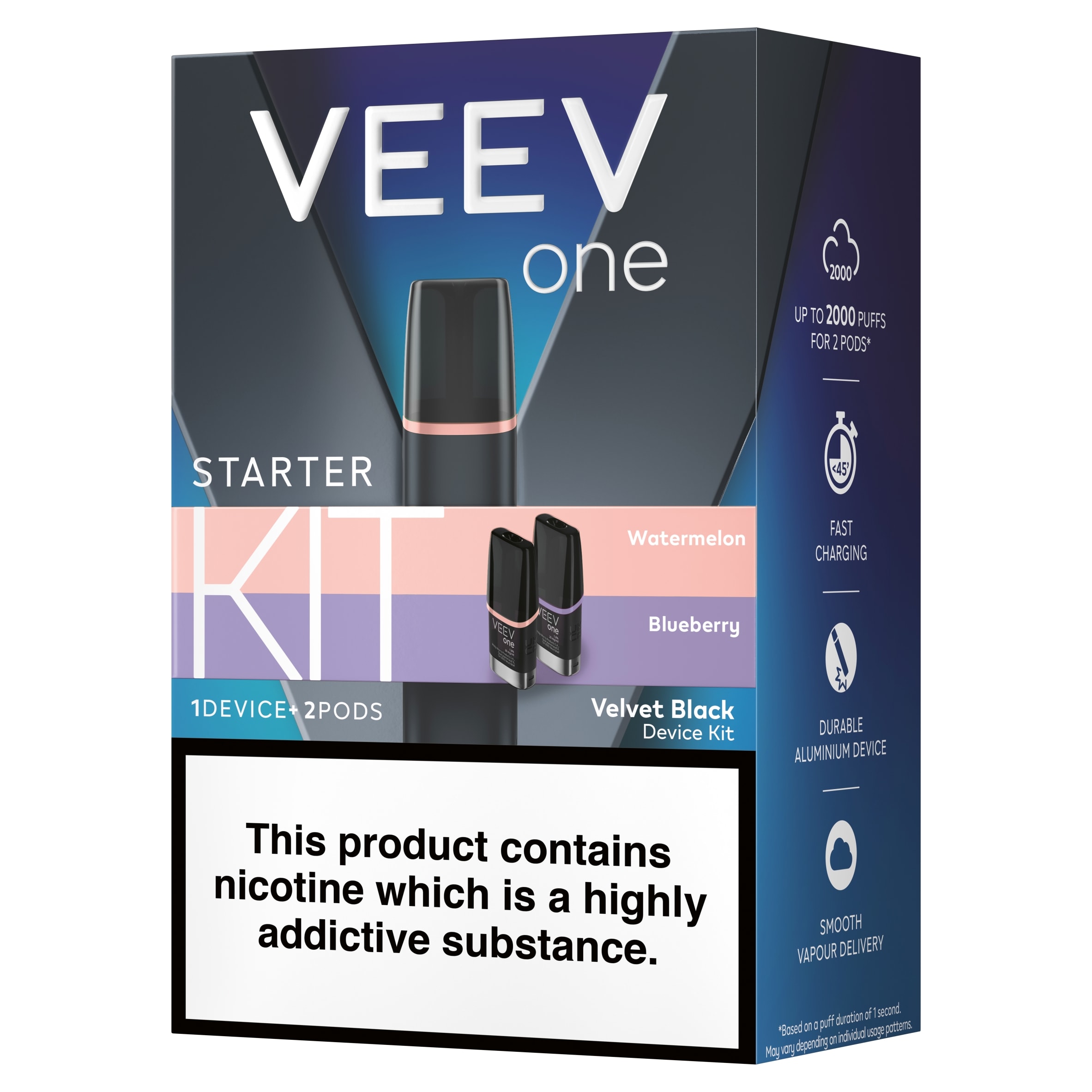 VEEV ONE STARTER KIT Watermelon & Blueberry 20mg/ml 2x2ml