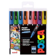 Posca Paint Marker Fine Glitter 8 Pack