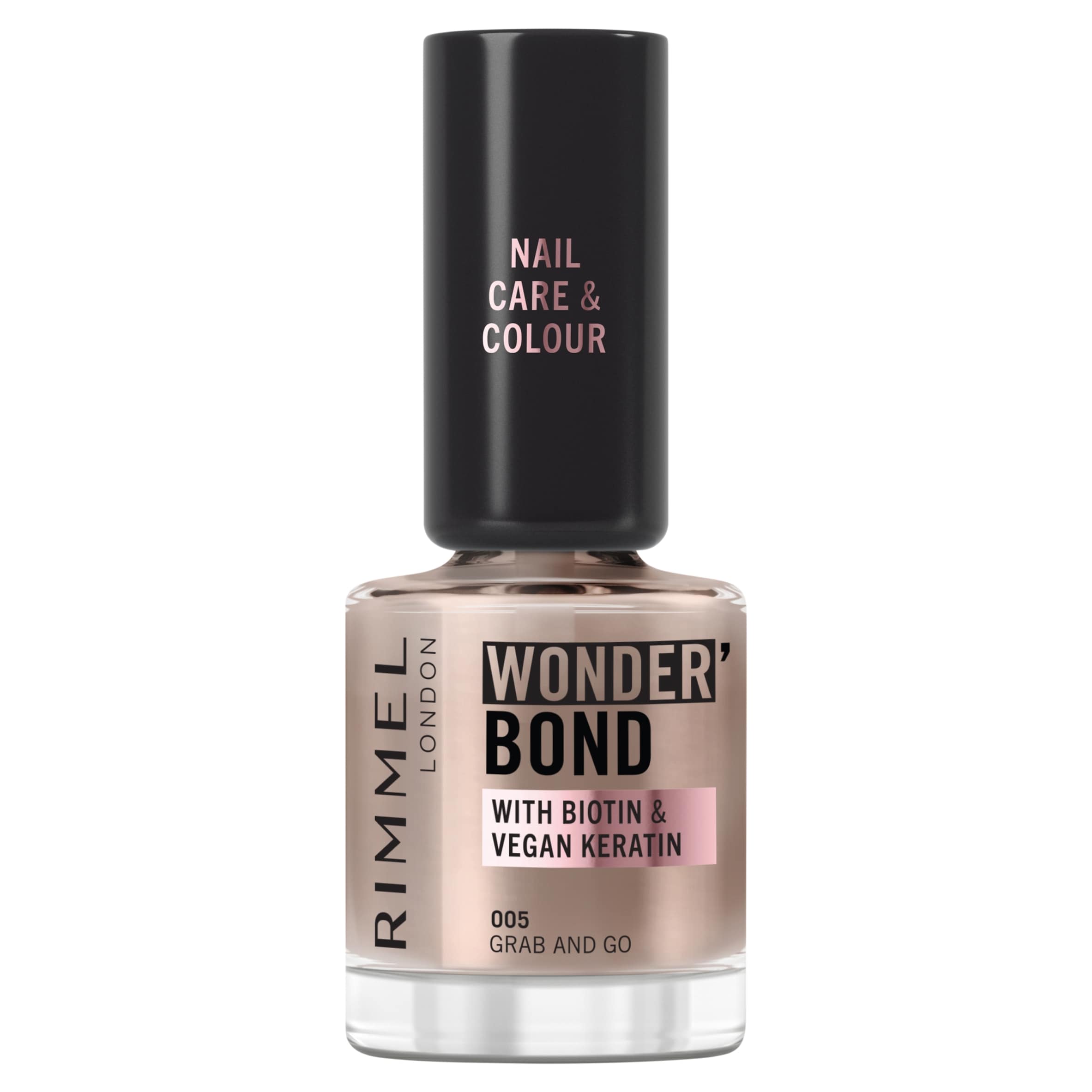 Rimmel Wonder'Bond Nail Polish 005 Grab And Go 12ml