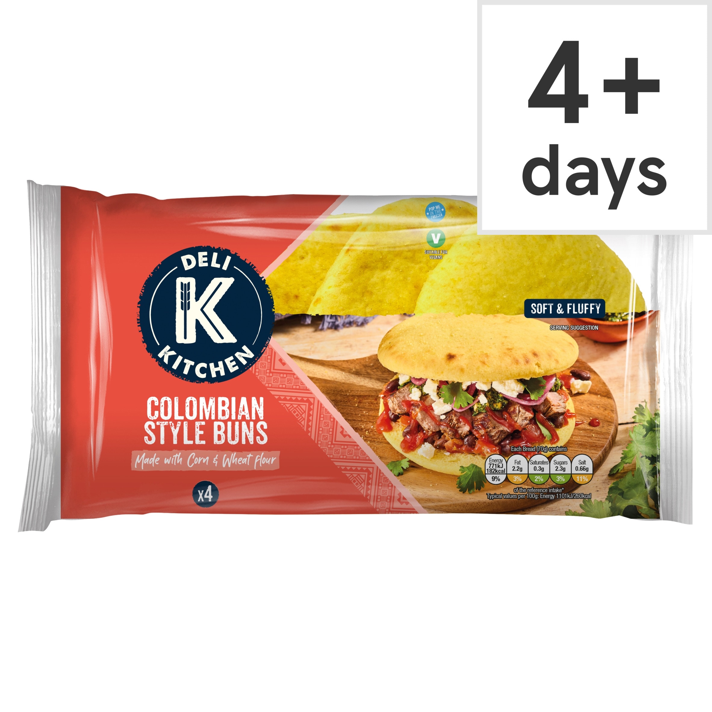 Deli Kitchen 4 Colombian Style Buns