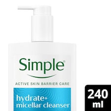 Simple Hydrate+ Micellar Gel Cleanser 240ml