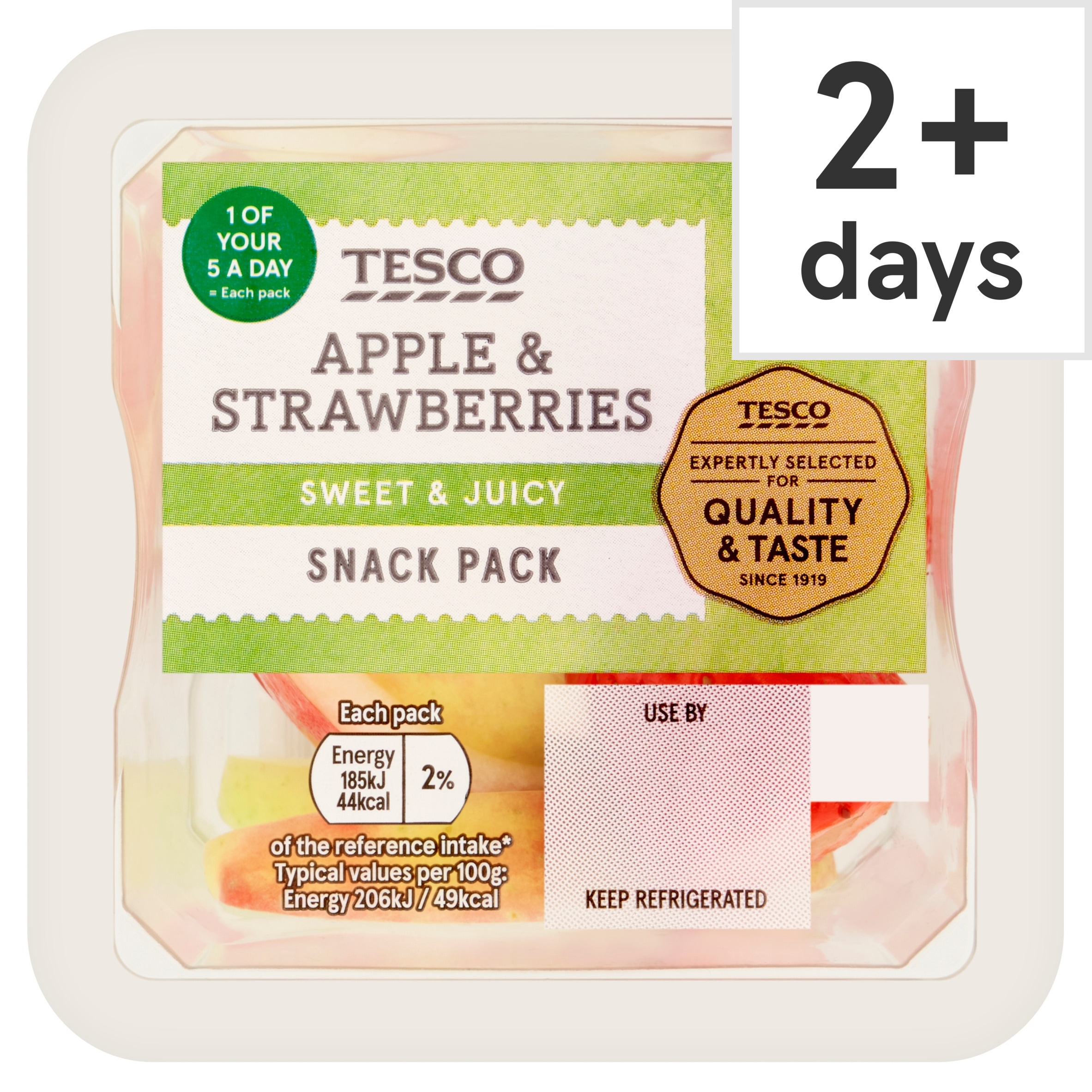 Tesco Apple & Strawberries 90g (FOS)