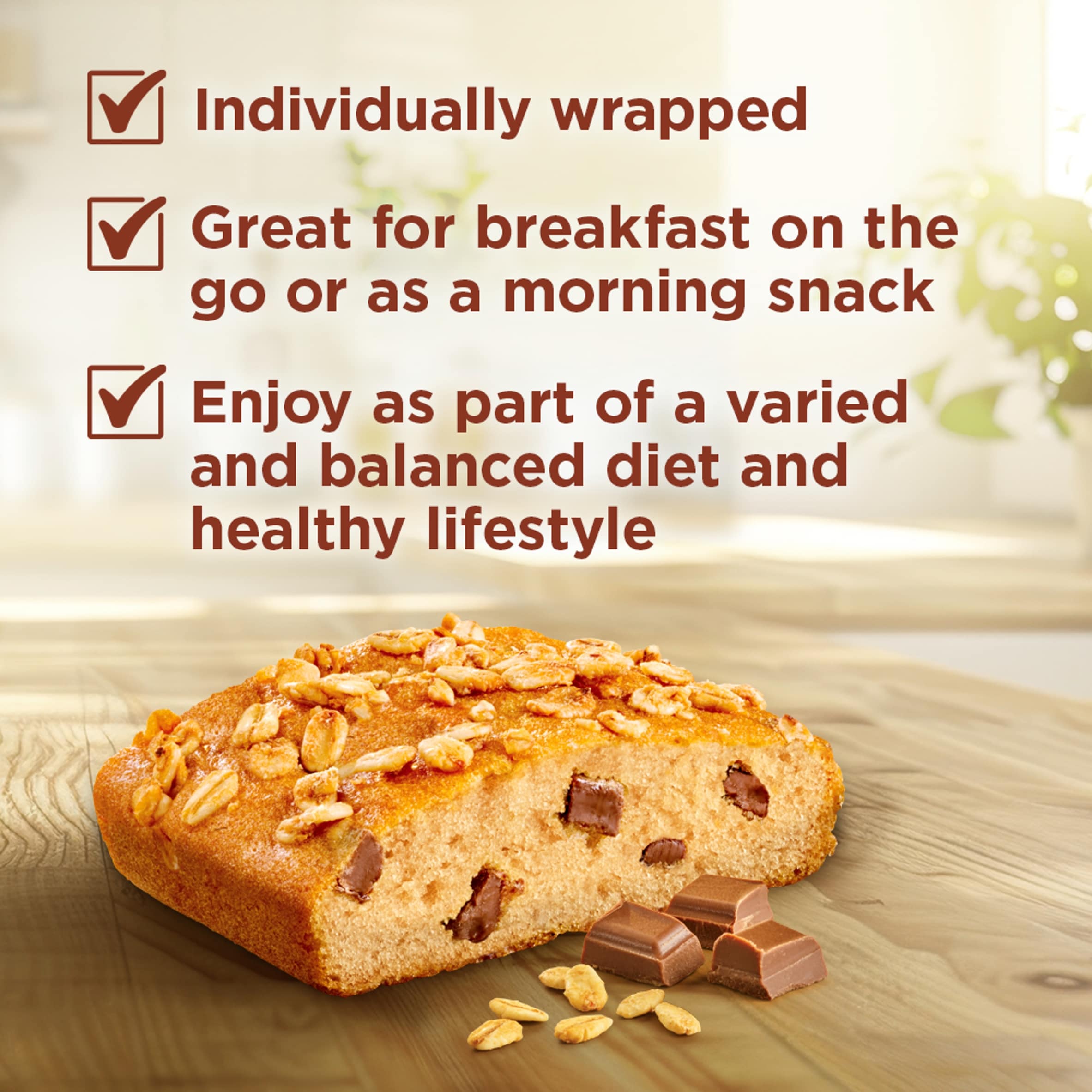 Mr Kipling Breakfast Bakes Chocolate Chip Snack Cakes 4 pack thumbnail 4