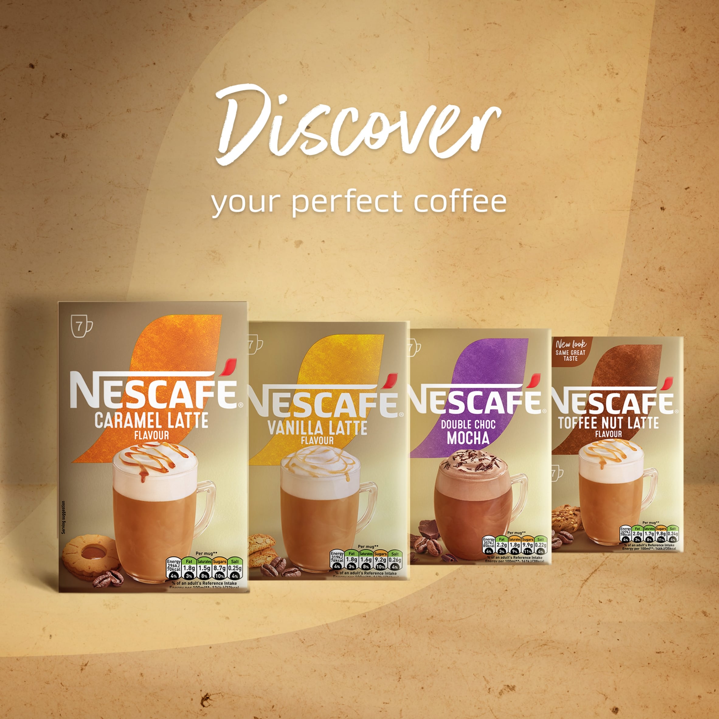 Nescafe Vanilla Latte Instant Coffee 7 Sachets thumbnail 4