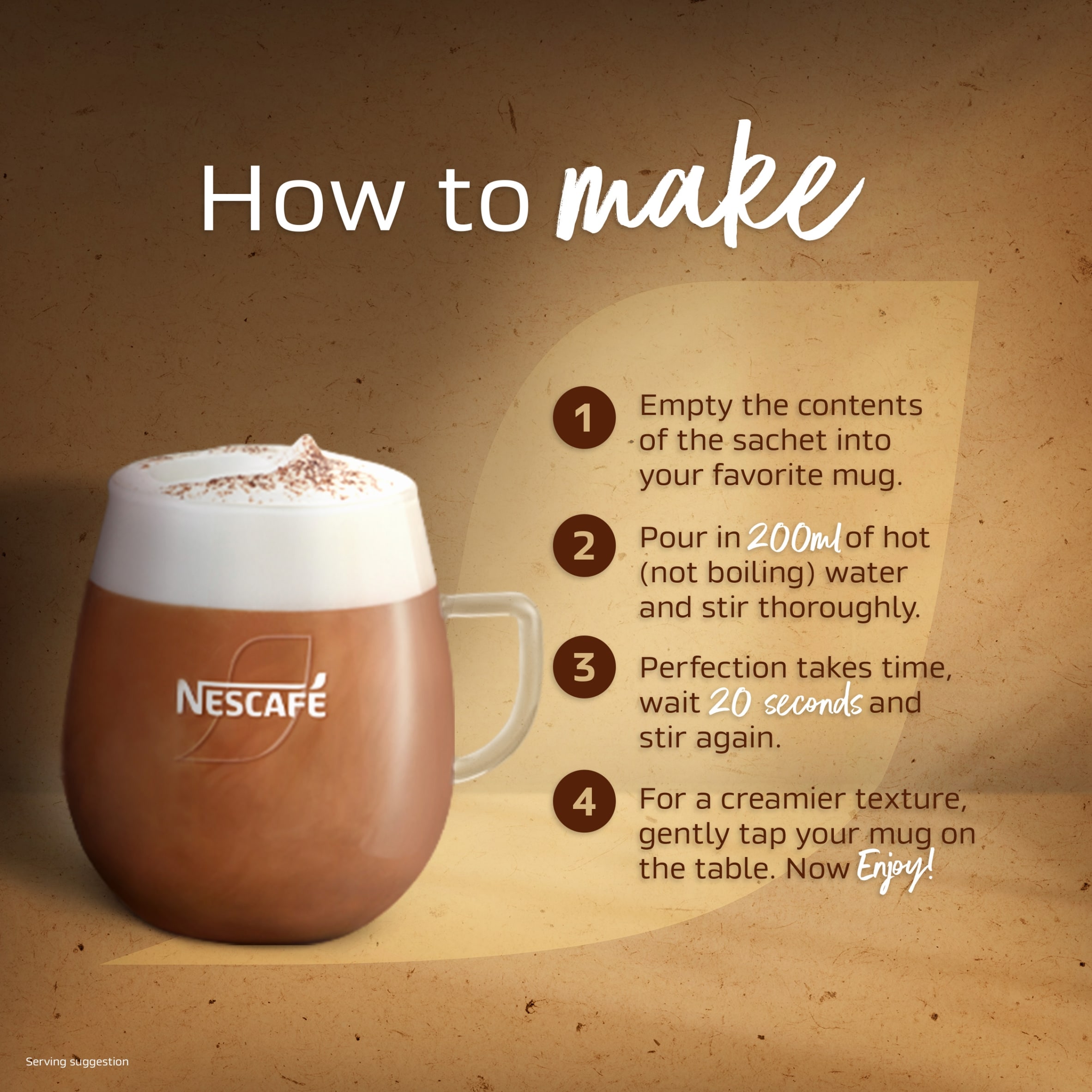 Nescafe Vanilla Latte Instant Coffee 7 Sachets thumbnail 5