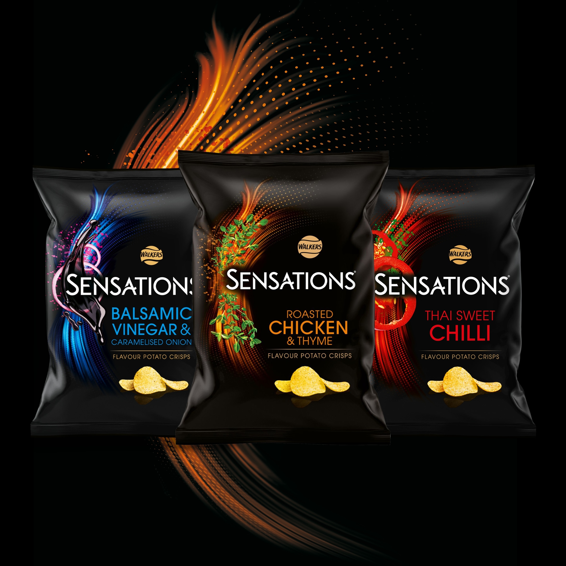 Walkers Sensations Chicken & Thyme Sharing Crisps 150g thumbnail 4